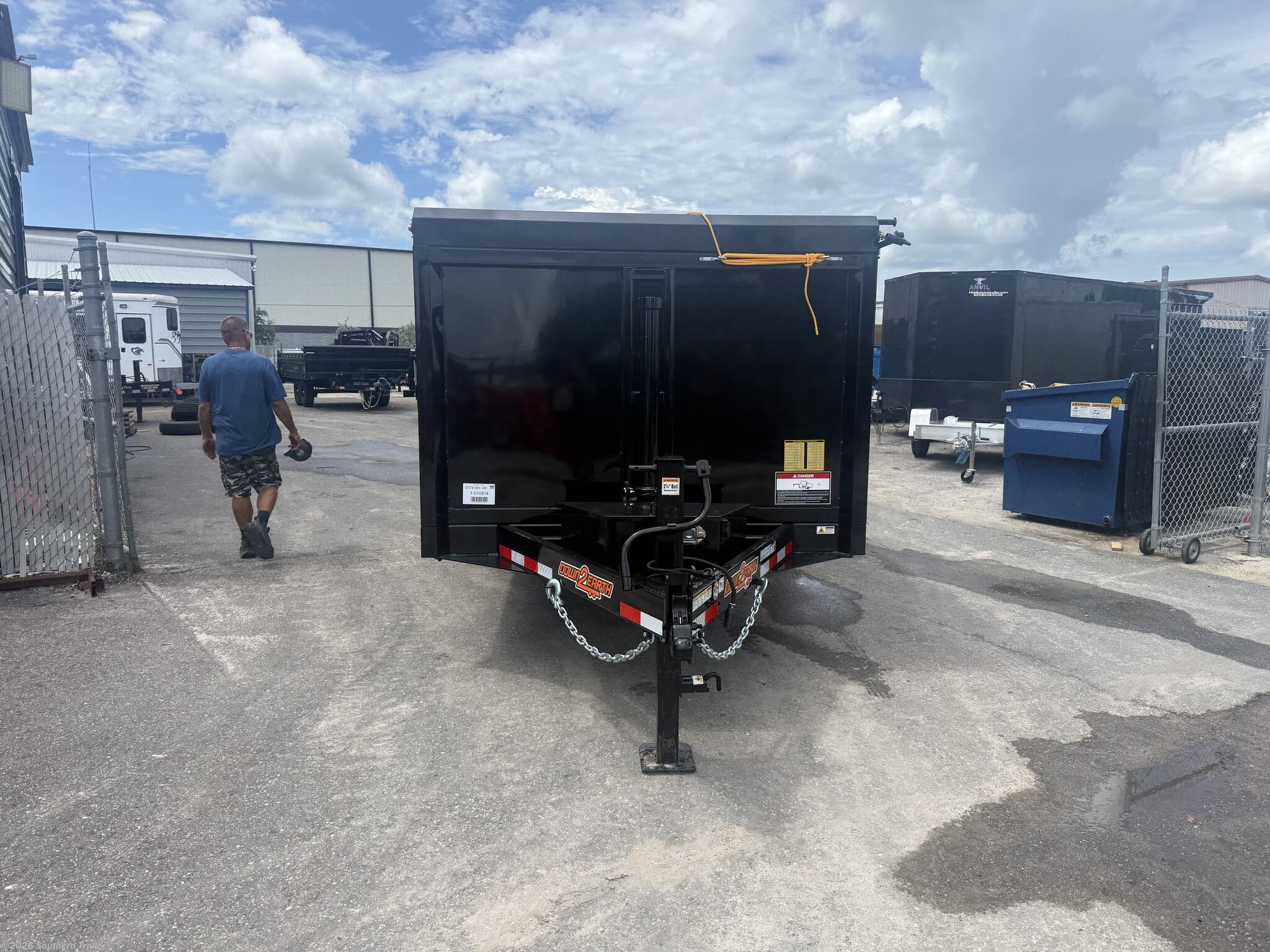 2026 82X16 High Side Telescopic Dump 7GA Floor 14K by Down 2 Earth from Southern Trailer in Englewood, Florida