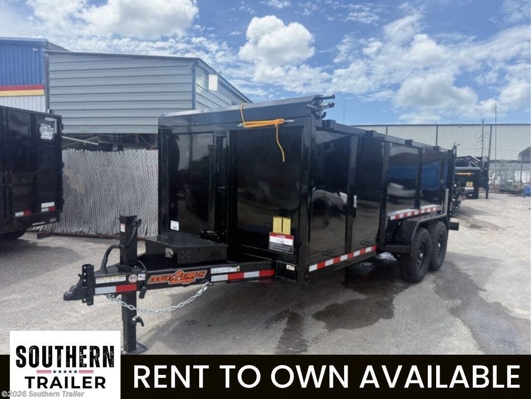 2026 Down 2 Earth 82X16 High Side Telescopic Dump 7GA Floor 14K
