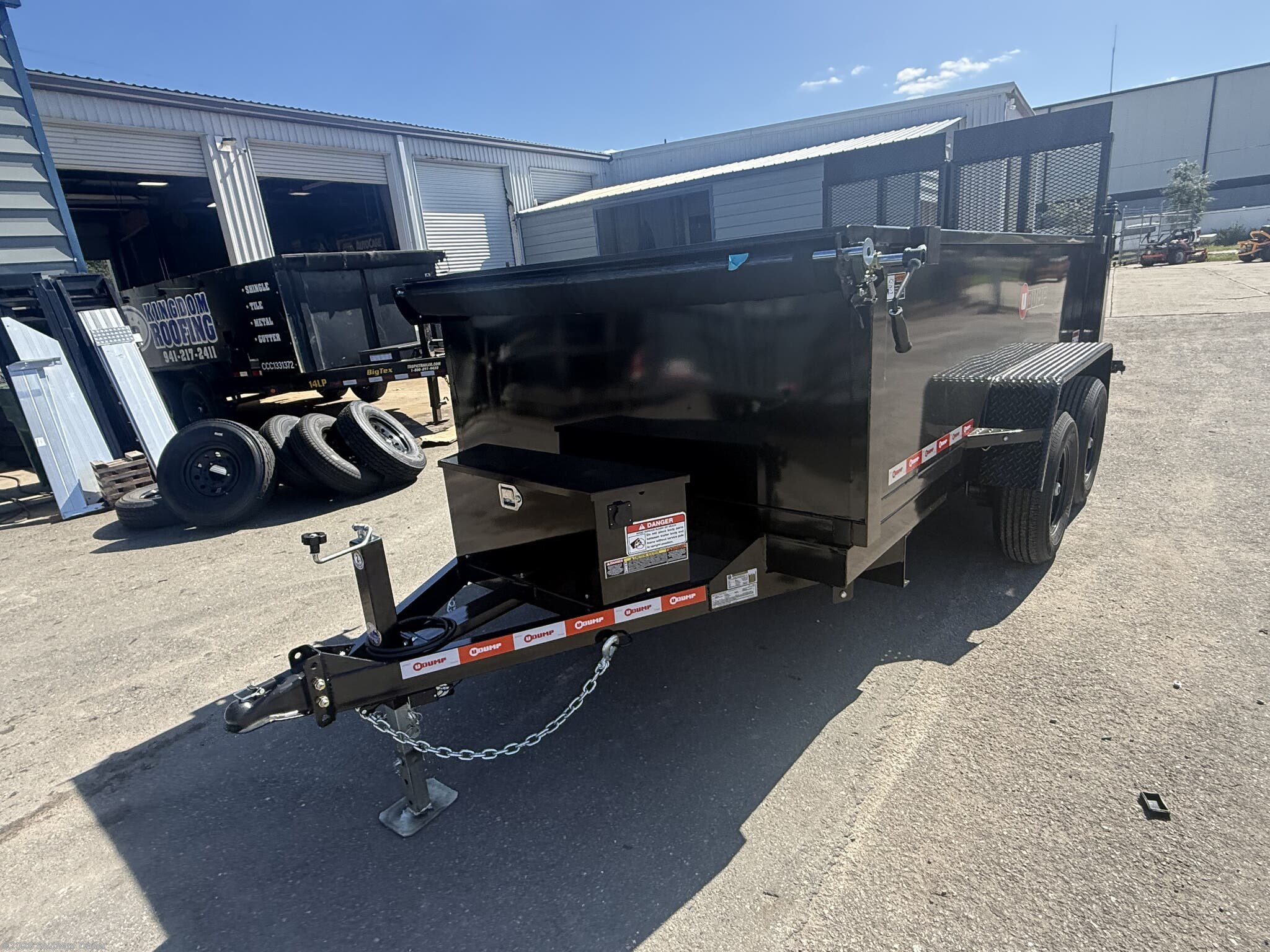 2027 U-Dump 6X12 Dump Trailer 9990 GVWR 31" Sides