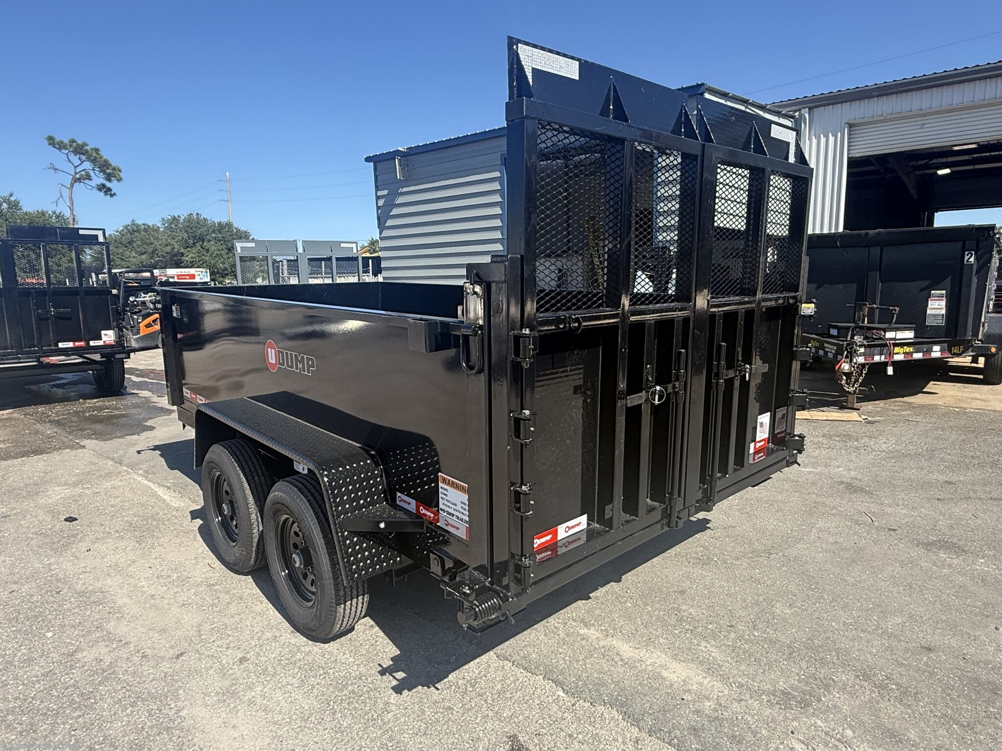 New 2027 U-Dump 6X12 Dump Trailer 9990 GVWR 31" Sides available in Englewood, Florida