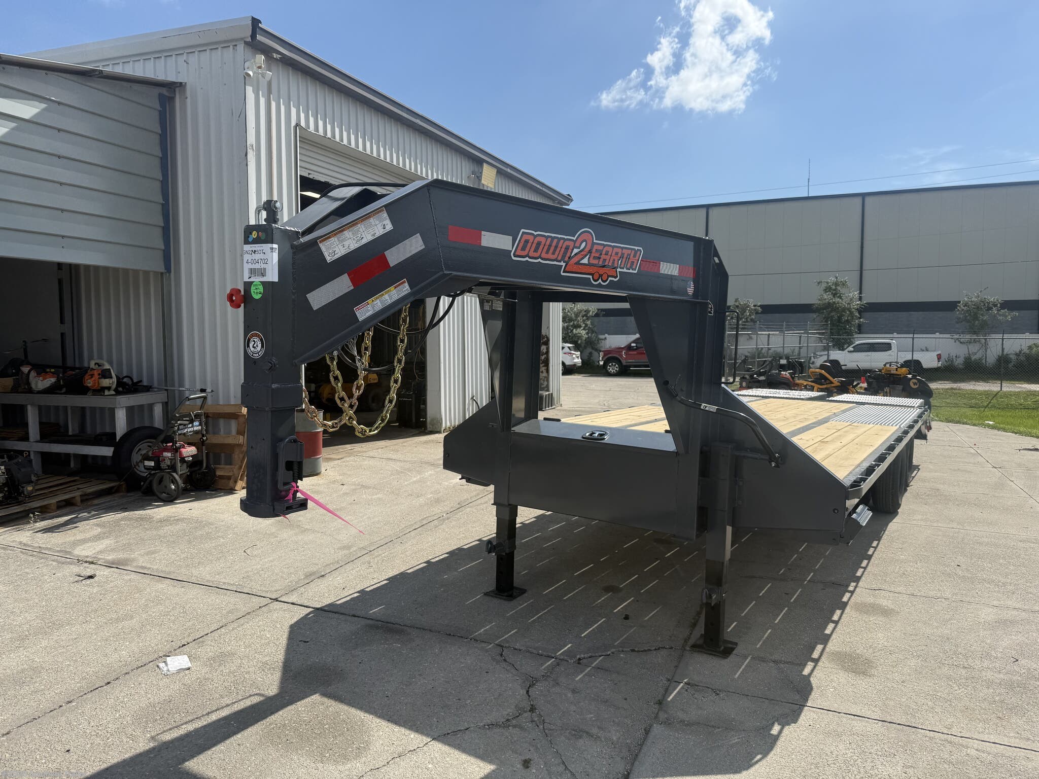 2027 Down 2 Earth 102X25 Gooseneck Flatbed Trailer 24K GVWR