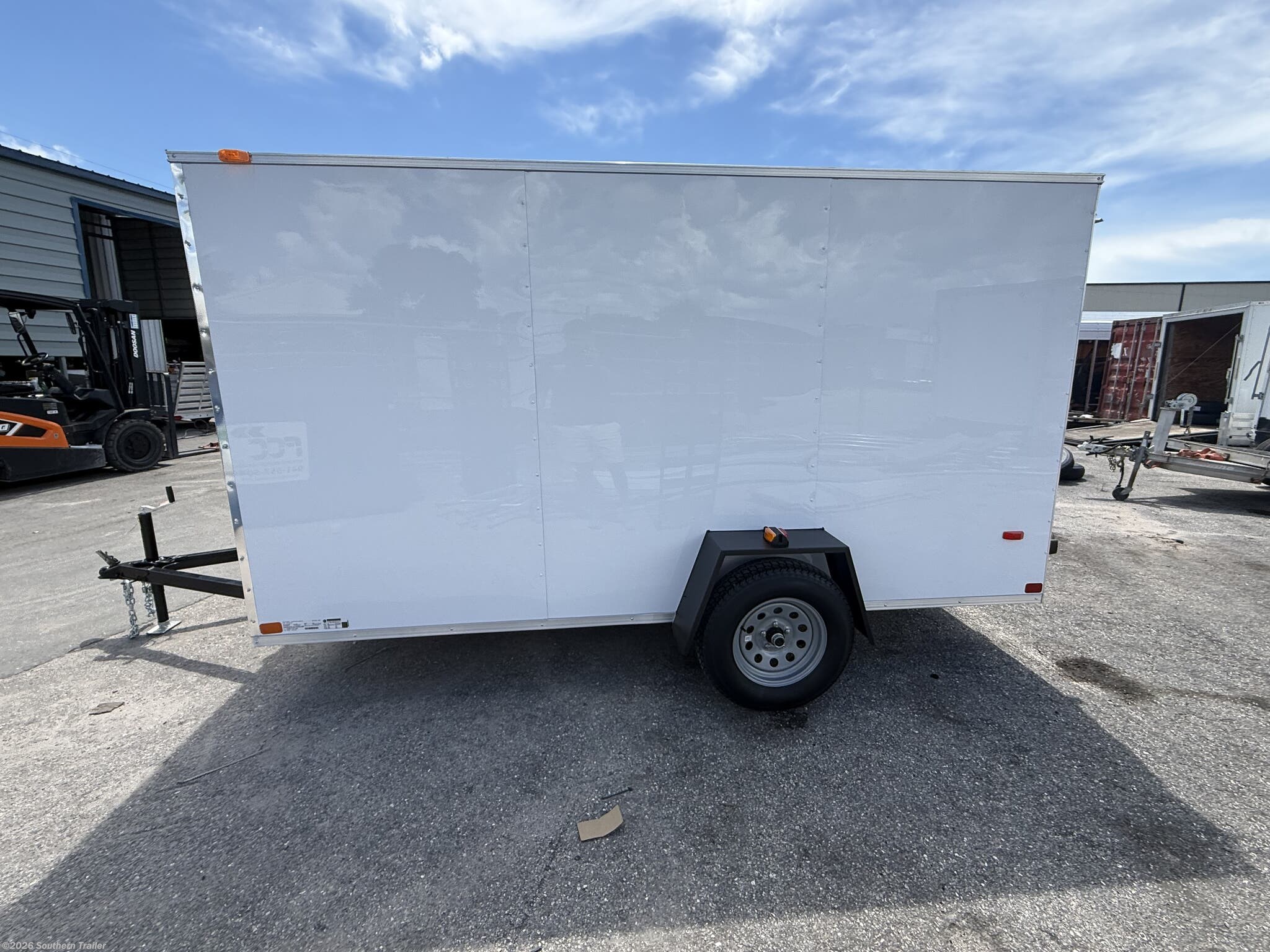 New 2027 Covered Wagon 6X12 Single Axle Enclosed Economy Trailer 2990 GVW available in Englewood, Florida