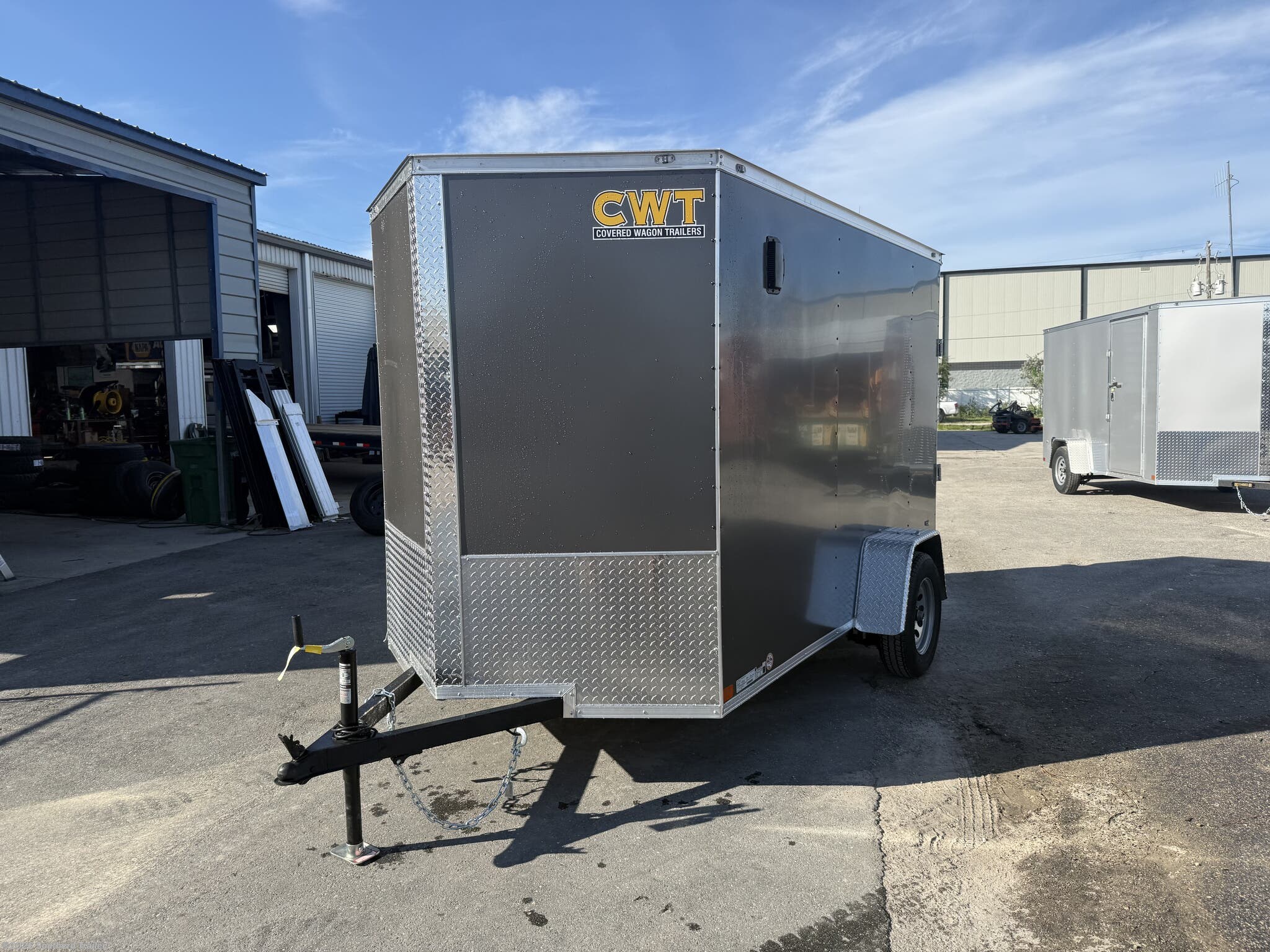 2027 Covered Wagon 6X10 Single Axle Enclosed Cargo Trailer 2990 GVWR