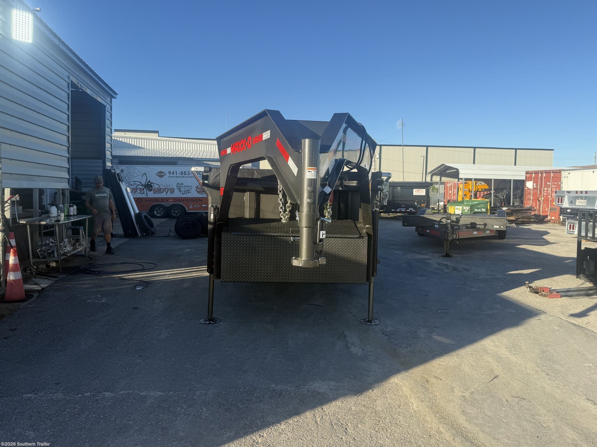 2027 MAXX-D 83X16X3 HD Gooseneck Dump Trailer 21K GVWR - New Dump Trailer for sale by Southern Trailer in Englewood, Florida