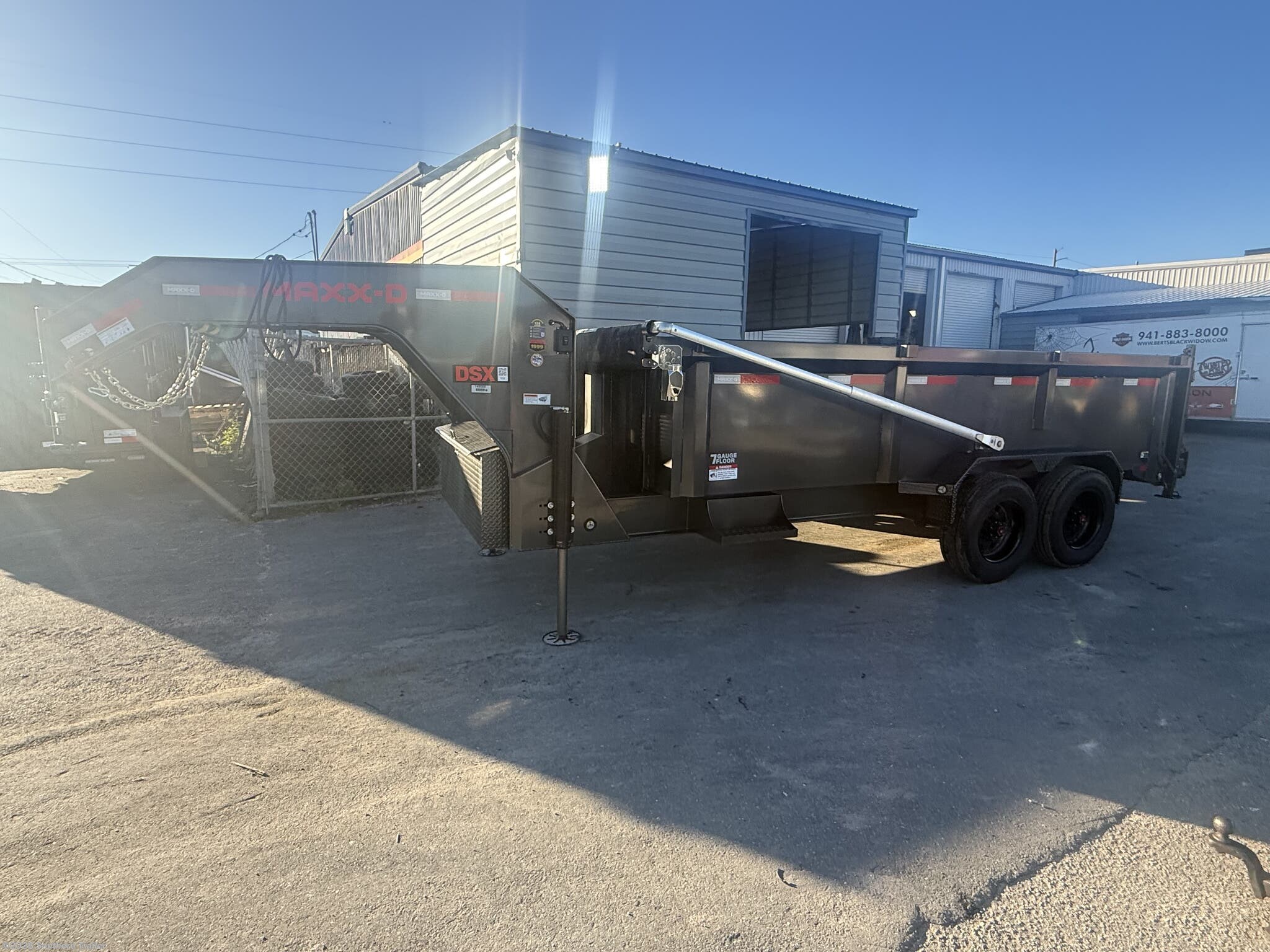New 2027 MAXX-D 83X16X3 HD Gooseneck Dump Trailer 21K GVWR available in Englewood, Florida