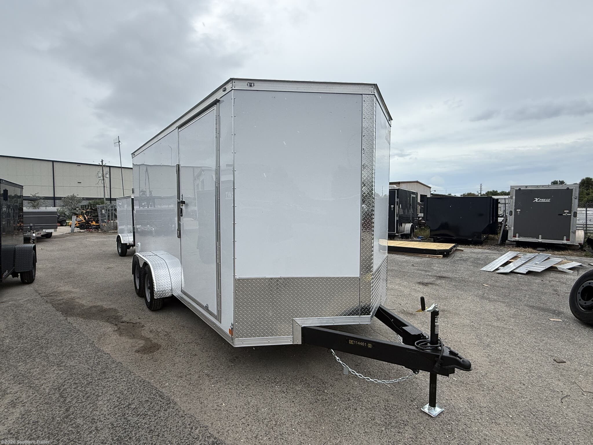 2027 Covered Wagon 7X16 Enclosed Cargo Trailer 7K GVWR