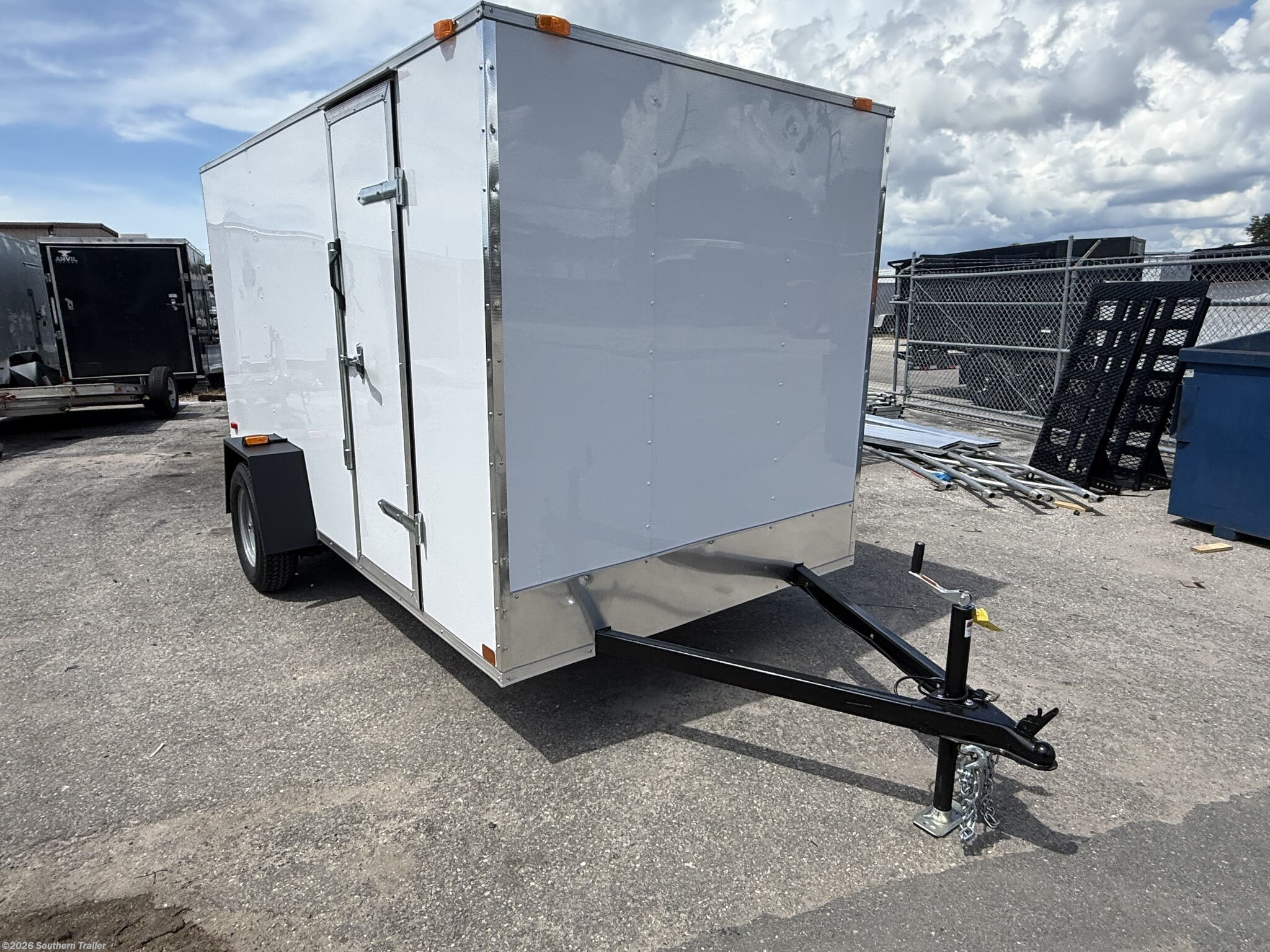 2027 Covered Wagon 6X12 Single Axle Enclosed Economy Trailer 2990 GVW