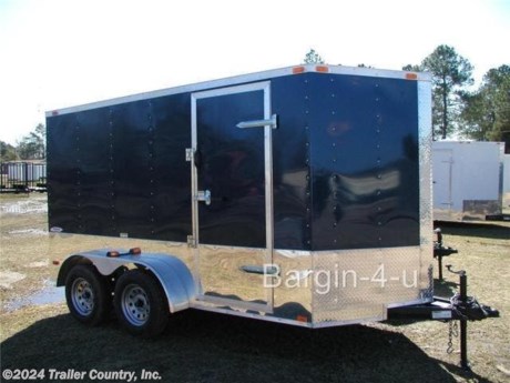 &lt;p&gt;&amp;nbsp;&lt;/p&gt;
&lt;p&gt;&amp;nbsp; NEW 6 X 12 ENCLOSED CARGO TRAILER &amp;nbsp; Up for your consideration is a Brand New Model 6x12 Tandem Axle, V-Nosed Enclosed Trailer. &amp;nbsp; NOW WITH THERMO PLY CEILING LINER, L.E.D. LIGHTING PACKAGE, RADIAL TIRES, + ALL the other TOP QUALITY FEATURES listed in this ad! &amp;nbsp; - Heavy duty 2 X 4 Tube Main Frame - Heavy duty Tubular Wall Studs &amp;amp; Roof Bows - Rear Spring Assisted Ramp Door with (2) Barlocks for Security, EZ Lube Hinge Pins, &amp;amp; 16&quot; Rear Ramp Door Transitional Flap - 12&#39; Box Space plus 2&#39;+&quot; V-Nose (TOTAL 14&#39;+&quot; From tip to rear Interior Space) - (2) 3,500lb 4&quot; &quot;Dexter&quot; All Wheel Electric Brake Drop Axles w/ EZ LUBE Grease Fittings - 32&quot; Side Door with Bar Lock - 16&quot; On Center Walls - 16&quot; On Center Floors - 16&quot; On Center Roof Bows - 6&#39; Interior Height - Galvalume Seamed Roof w/ Thermo Ply Ceiling Liner - 2 5/16&quot; Coupler w/ Snapper Pin - Heavy Duty Safety Chains - 7-Way Round RV Electrical Wiring Harness w/ Battery Back-up &amp;amp; Safety Switch&amp;nbsp; - 3/8&quot; Heavy Duty Grade Plywood Walls - 3/4&quot; Heavy Duty Grade Plywood Floors - Heavy Duty Smooth Fenders with Wide Side Marker Clearance Lights - 2K A-Frame Top Wind Jack - Top Quality Exterior Grade Paint - (1) Non-Powered Interior Roof Vent - (1) 12 Volt Interior Trailer Light w/ Wall Switch - 24&quot; Diamond Plate ATP Front Stone Guard with matching V-nose cap - 15&quot; Radial (ST20575R15) Tires &amp;amp; Wheels - Exterior Lighting Package &amp;nbsp; Shown in Black, Other colors Available : White, Navy Blue, Hunter Green, Silver Frost, Dove Gray, Dark Charcoal, Red, and Brandywine. &amp;nbsp; &amp;nbsp; * ! ! ! YOU CHOOSE FINAL COLOR ! ! ! &amp;nbsp; * All trailers are DOT compliant for all 50 States, Canada, &amp;amp; Mexico.&lt;/p&gt;
&lt;p&gt;&amp;nbsp;&lt;/p&gt;
&lt;p&gt;* * N.A.T.M. Inspected and Certified * *&lt;br /&gt;* * Manufacturers Title and 5-Year Limited Warranty Included * *&lt;br /&gt;* * PRODUCT LIABILITY INSURANCE * *&lt;br /&gt;FINANCING IS AVAILABLE W/ APPROVED CREDIT*&lt;br /&gt;Trailer is offered @ factory direct pick up in Willacoochee,GA (Zip Code 31650)...We also offer Nationwide Delivery, please contact us for more information.&lt;br /&gt;CALL: 888-710-2112&lt;/p&gt;
