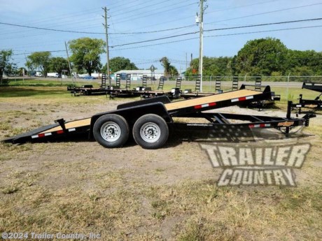 &lt;p&gt;Brand New 7&#39; x 20&#39; Heavy Duty Pressure Treated Wood Deck Flatbed Gravity Tilt Deck Trailer. &amp;nbsp; Up for your Consideration is a Brand New Liberty Series 7&#39; x 20&#39; Tandem Axle, Heavy Duty Flatbed Wood Deck Tilt Car Hauler/ Equipment Hauler Trailer. &amp;nbsp; Also Great for Construction - Storm Clean Up - Hauling - Landscaping - &amp;amp; More! &amp;nbsp; Standard Features: Proudly Made in the U.S.A.&amp;nbsp; Heavy Duty Main Frame 14,000 lb G.V.W.R.&amp;nbsp;&amp;nbsp; (2) 7,000 lb &quot;Dexter&quot; E-Z Lube Axles w/ All Wheel Electric Brakes Emergency Break-A-Way Kit 2 5/16&quot; Adjustable Heavy Duty Coupler Gravity Tilt Heavy Duty 2&#39;&#39; x 8&#39; Pressure Treated Wood Deck Heavy Duty Diamond Plate Steel Fenders (One Removable Fender) Heavy Duty Safety Chains - w/ Hooks Black Exterior Paint 7,000 lb Drop Leg Jack Headache Bar/Stop Rail Stake Pockets All Around for Tie Down Tires - ST235-80R-16 Radial Tires Wheels - 16&quot; Silver Mod Wheels D.O.T. Compliant L.E.D. Lighting System Enclosed Tail Light Brackets 7-Way Wiring Harness Sealed Wiring Harness D.O.T. Reflective Tape Bed Width: 82&quot; (Between Fenders) Deck Length: 20&#39; Straight Flatbed Spare Tire Mount &amp;nbsp; FINANCING IS AVAILABLE W/ APPROVED CREDIT&amp;nbsp;* RENT TO OWN OPTIONS AVAILABLE W/ NO CREDIT CHECK - LOW DOWN PAYMENTS *&amp;nbsp;&amp;nbsp; &amp;nbsp; Manufacturers Title and Limited Warranty Included &amp;nbsp; Trailer is offered @ factory direct pricing with pick up at our FL, GA, or TN retail locations...We also offer Nationwide Delivery. Please ask for more information about our optional delivery services.&amp;nbsp;&amp;nbsp; &amp;nbsp; *Trailer Shown with Optional Trim* All Trailers are D.O.T. Compliant for all 50 States, Canada, &amp;amp; Mexico.&amp;nbsp; &amp;nbsp; FOR MORE INFORMATION CALL: &amp;nbsp; 888-710-2112&lt;/p&gt;
