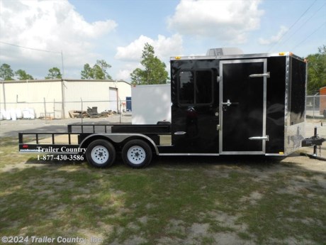 &lt;div&gt;NEW 8.5 X 20&#39; HYBRID ENCLOSED + UTILITY TRAILER&lt;/div&gt;
&lt;div&gt;&amp;nbsp;&lt;/div&gt;
&lt;div&gt;Up for your consideration is a Brand New Model 8.5 x 20 Tandem Axle, Hybrid Enclosed Cargo + Open Deck Utility Trailer.&lt;/div&gt;
&lt;div&gt;&amp;nbsp;&lt;/div&gt;
&lt;div&gt;Great for Contractors, Motorcycles,&amp;nbsp;ATV&#39;s, Hunting &amp;amp; MORE!!&amp;nbsp;&lt;/div&gt;
&lt;div&gt;&amp;nbsp;&lt;/div&gt;
&lt;div&gt;YOU&#39;VE SEEN THE REST...NOW BUY THE BEST!!&lt;/div&gt;
&lt;div&gt;&amp;nbsp;&lt;/div&gt;
&lt;div&gt;ALL the TOP QUALITY FEATURES listed in this ad!&lt;/div&gt;
&lt;div&gt;&amp;nbsp;&lt;/div&gt;
&lt;div&gt;ELITE SERIES FEATURES:&lt;/div&gt;
&lt;div&gt;&amp;nbsp;&lt;/div&gt;
&lt;div&gt;- Heavy Duty 6&quot; I-Beam Main Frame W/ 2&quot; X 6&quot; Tube&lt;/div&gt;
&lt;div&gt;- Heavy Duty Square Tubing Wall Studs &amp;amp; Roof Bows (** TRUE 1&quot; X&#39;1/2&quot; SQUARE TUBE**)&lt;/div&gt;
&lt;div&gt;- 10&#39; Total Box Space + V-Nose + 10&#39; Open Deck (20&#39; + Overall).&lt;/div&gt;
&lt;div&gt;- 16&quot; On Center Walls&lt;/div&gt;
&lt;div&gt;- 16&quot; On Center Floors&lt;/div&gt;
&lt;div&gt;- 16&quot; On Center Roof Bows&lt;/div&gt;
&lt;div&gt;- (2) 3,500 lb 4&quot; &quot;Dexter&quot; Drop Axles w/ All Wheel Electric Brakes &amp;amp; EZ LUBE Grease Fittings&lt;/div&gt;
&lt;div&gt;- 32&quot; Side Door with RV Flush Lock &amp;amp; VERY SECURE Bar Lock&lt;/div&gt;
&lt;div&gt;-&amp;nbsp;ATP&amp;nbsp;Diamond Plate Recessed Step-Up&lt;/div&gt;
&lt;div&gt;- 6&#39; Interior Height&lt;/div&gt;
&lt;div&gt;-&amp;nbsp;Galvalume&amp;nbsp;Seamed Roof w/&amp;nbsp;Thermo&amp;nbsp;Ply Ceiling Liner&lt;/div&gt;
&lt;div&gt;- 2 5/16&quot; Coupler w/ Snapper Pin&lt;/div&gt;
&lt;div&gt;- Heavy Duty Safety Chains&lt;/div&gt;
&lt;div&gt;- 7-Way Round RV Electrical Wiring Harness w/ Battery Back-Up &amp;amp; Safety Switch&lt;/div&gt;
&lt;div&gt;- 3/8&quot; Heavy Duty TOP Grade Plywood Walls&lt;/div&gt;
&lt;div&gt;- 3/4&quot; Heavy Duty TOP Grade Plywood Floors&lt;/div&gt;
&lt;div&gt;- Heavy Duty Smooth Aluminum Fender&amp;nbsp;&lt;/div&gt;
&lt;div&gt;- 2K A-Frame Top Wind Jack&lt;/div&gt;
&lt;div&gt;- Deluxe License Plate Holder&lt;/div&gt;
&lt;div&gt;- Top Quality Exterior Grade Paint&lt;/div&gt;
&lt;div&gt;- (1) Non-Powered Interior Roof Vent&lt;/div&gt;
&lt;div&gt;- Exterior L.E.D. Lighting Package&lt;/div&gt;
&lt;div&gt;- (1) 12 Volt Interior Trailer Light w/ Wall Switch&lt;/div&gt;
&lt;div&gt;- 24&quot; Diamond Plate&amp;nbsp;ATP&amp;nbsp;Front Stone Guard with matching V-Nose Diamond Plate Cap&lt;/div&gt;
&lt;div&gt;- 15&quot; Radial (ST20575R15) Tires &amp;amp; Wheels&lt;/div&gt;
&lt;div&gt;&amp;nbsp; &amp;nbsp;&lt;/div&gt;
&lt;div&gt;Utility Trailer Details &amp;amp; Upgrades on this Unit:&lt;/div&gt;
&lt;div&gt;&amp;nbsp;&lt;/div&gt;
&lt;div&gt;- 10&#39; Open Deck&lt;/div&gt;
&lt;div&gt;- Tube Rails w/ Black Metal Frame&lt;/div&gt;
&lt;div&gt;- Rear Double Doors on Enclosed Section&lt;/div&gt;
&lt;div&gt;- 2&#39; x 6&#39; Pressure Treated Plank&lt;/div&gt;
&lt;div&gt;- .030 Black Metal Exterior&lt;/div&gt;
&lt;p&gt;&amp;nbsp;&lt;/p&gt;
&lt;p&gt;* * N.A.T.M. Inspected and Certified * *&lt;br /&gt;* * Manufacturers Title and 5 Year Limited Warranty Included * *&lt;br /&gt;* * PRODUCT LIABILITY INSURANCE * *&lt;br /&gt;* * FINANCING IS AVAILABLE W/ APPROVED CREDIT * *&lt;/p&gt;
&lt;p&gt;&lt;br /&gt;Trailer is offered @ factory direct pick up in&amp;nbsp;Willacoochee, GA...We also offer Nationwide Delivery, please contact us for more information.&lt;br /&gt;CALL: 888-710-2112&lt;/p&gt;