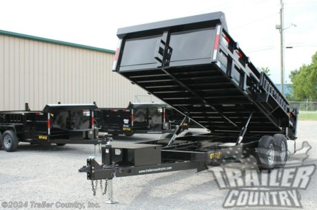 &lt;p&gt;Brand New 7&#39; x 16&#39; Bumper Pull Hydraulic Dump Trailer w/ 24&quot; High Sides &amp;nbsp; &amp;nbsp; Up for your Consideration is a Brand New Model 7&#39;x 16&#39; Tandem Axle, Hydraulic Dump Trailer&amp;nbsp; &amp;nbsp; &amp;nbsp; Also Great for Roofing - Construction - Storm Clean Up - Equipment Hauling - Landscaping &amp;amp; More! &amp;nbsp; &amp;nbsp; &lt;u&gt;Standard Features:&lt;/u&gt; &amp;nbsp; Proudly Made in the U.S.A.&amp;nbsp; &amp;nbsp; Heavy Duty Tubing Main Frame&amp;nbsp; &amp;nbsp; 10 Gauge Sides &amp;nbsp; 10 Gauge Floor &amp;nbsp; 24&quot; High Sides &amp;nbsp; 14,000 lb G.V.W.R.&amp;nbsp;&amp;nbsp; &amp;nbsp; (2) 7,000 lb &quot;Dexter&quot; All Wheel Electric Brake E-Z Lube Axles &amp;nbsp; (2) Hydraulic Cylinders - Power Up &amp;amp; Power Down &amp;nbsp; (5) 5,000 Lb Welded Tie Downs Inside Dump Box &amp;nbsp; Stake Pockets / Tie Downs - All Around Top Rail &amp;nbsp; 2 5/16&quot; 6 Position Adjustable Heavy Duty Coupler&amp;nbsp; &amp;nbsp; Emergency Break- Away Kit &amp;nbsp; 7-Way Round Electric Plug &amp;nbsp; Heavy Duty 14GA Formed&amp;nbsp;Treadplate Fenders &amp;nbsp; Heavy Duty Safety Chains - w/ Hooks &amp;nbsp; 7,000 lb Drop Leg Jack &amp;nbsp; Rear 2-Way Combination Gate/Barn&amp;nbsp; &amp;nbsp; 12V DC Hydraulic Pump &amp;amp; Deep Cycle Marine Battery W/ Remote in Locking Storage Box &amp;nbsp; Tires - ST235-80R-16 Radial Tires &amp;nbsp; Wheels - 16&quot; Mod Wheels &amp;nbsp; D.O.T. Compliant Lighting System &amp;nbsp; D.O.T. Reflective Tape &amp;nbsp; Spare Tire Mount &amp;nbsp; (2) 3&quot; C-Channel Fender Mounted Removable Ramps &amp;nbsp; Powder Coated Black Finish &amp;nbsp; Bed Width - 83&quot; &amp;nbsp; Box Length - 16&#39; &amp;nbsp; &amp;nbsp; FINANCING IS AVAILABLE W/ APPROVED CREDIT&amp;nbsp; * RENT TO OWN OPTIONS AVAILABLE W/ NO CREDIT CHECK - LOW DOWN PAYMENTS *&amp;nbsp; &amp;nbsp;Manufacturers Title and Limited Warranty Included&amp;nbsp; &amp;nbsp; Trailer is offered @ factory direct pricing with pick up at our&amp;nbsp;Tennessee&amp;nbsp;/ Georgia /&amp;nbsp;Florida locations...We also offer Nationwide Delivery. Please ask for more information about our pick up locations and optional delivery services.&amp;nbsp; &amp;nbsp; *Trailer Shown with Optional Trim* &amp;nbsp; All Trailers are D.O.T. Compliant for all 50 States, Canada, &amp;amp; Mexico.&amp;nbsp; &amp;nbsp; &amp;nbsp; FOR MORE INFORMATION CALL: &amp;nbsp; 888-710-2112&lt;/p&gt;
&lt;p&gt;&amp;nbsp;&lt;/p&gt;