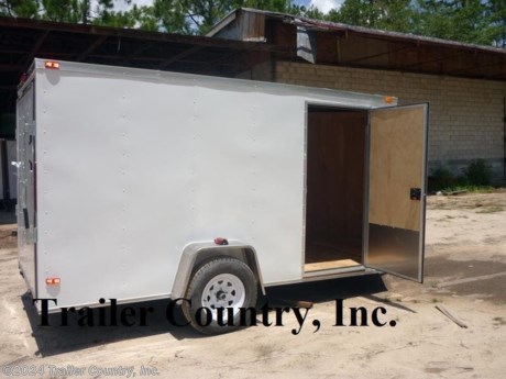 &lt;p&gt;&lt;strong&gt;NEW 6&#39; X 12&#39;&amp;nbsp;&quot;&lt;em&gt;ALL AMERICAN&lt;/em&gt;&lt;strong&gt;&quot;&amp;nbsp;SERIES ENCLOSED CARGO TRAILER&lt;/strong&gt;&lt;br /&gt;&lt;br /&gt;Up for your consideration is a Brand New ALL AMERICAN&amp;nbsp;Series 6x12 Single Axle, V-Nosed Enclosed Trailer Loaded!&amp;nbsp;&amp;nbsp;&amp;nbsp;&amp;nbsp;&lt;/strong&gt;&lt;/p&gt;
&lt;p&gt;&lt;strong&gt;YOU&#39;VE SEEN THE REST NOW BUY THE BEST!&amp;nbsp;&amp;nbsp;&lt;/strong&gt;&lt;/p&gt;
&lt;p&gt;&lt;strong&gt;FOR MORE INFORMATION CALL: &lt;strong&gt;1-888-710-2112&amp;nbsp;&amp;nbsp;&lt;/strong&gt;&lt;/strong&gt;&lt;/p&gt;
&lt;p&gt;&lt;strong&gt;! ! !&amp;nbsp;ALL the&amp;nbsp;&lt;strong&gt;TOP QUALITY FEATURES&lt;/strong&gt;&lt;strong&gt;&amp;nbsp;you want ! ! !&lt;br /&gt;&lt;br /&gt;&amp;nbsp;&amp;nbsp;&amp;nbsp; * Heavy Duty 2&quot; x&amp;nbsp;3&quot; Tube Main Frame&lt;br /&gt;&amp;nbsp;&amp;nbsp;&amp;nbsp; *&amp;nbsp;Heavy Duty 1&quot; x 1&quot; Square Tubular Wall Studs &amp;amp; Roof Bows&lt;br /&gt;&amp;nbsp;&amp;nbsp;&amp;nbsp; * Rear Spring Assisted Ramp Door with (2) Barlocks for Security, EZ Lube Hinge Pins, &amp;amp; 16&quot; Transitional Ramp Flap&lt;br /&gt;&amp;nbsp;&amp;nbsp;&amp;nbsp; * 12&#39; Box Space + V-Nose&lt;br /&gt;&amp;nbsp;&amp;nbsp;&amp;nbsp; * (1) 3,500lb 4 Inch&amp;nbsp;Drop Axle w/ EZ LUBE Grease Fittings&lt;br /&gt;&amp;nbsp;&amp;nbsp;&amp;nbsp; * 16&quot; O.C. Wall, Floor, and Ceiling Studs&lt;br /&gt;&amp;nbsp;&amp;nbsp;&amp;nbsp; * 6&#39; Interior Height&lt;br /&gt;&amp;nbsp;&amp;nbsp;&amp;nbsp; * Galvalume Seamed Roof with Luan Ceiling&amp;nbsp;Liner Strip&lt;br /&gt;&amp;nbsp;&amp;nbsp;&amp;nbsp; * 2&quot; Coupler w/ Snapper Pin&lt;br /&gt;&amp;nbsp;&amp;nbsp;&amp;nbsp; * Heavy Duty Safety Chains&lt;br /&gt;&amp;nbsp;&amp;nbsp;&amp;nbsp; * 4-Way Flat Wiring Harness&lt;br /&gt;&amp;nbsp;&amp;nbsp;&amp;nbsp; *&amp;nbsp;L.E.D.&amp;nbsp;Strip Tail Lights&lt;br /&gt;&amp;nbsp;&amp;nbsp;&amp;nbsp; * 3/8&quot; Heavy Duty Grade Plywood Walls&lt;br /&gt;&amp;nbsp;&amp;nbsp;&amp;nbsp; * 3/4&quot; Heavy Duty Top Grade&amp;nbsp;Plywood Floor&lt;br /&gt;&amp;nbsp;&amp;nbsp;&amp;nbsp; * Heavy Duty Smooth Jeep Style&amp;nbsp;Fenders with Wide Side Marker Clearance Lights&lt;br /&gt;&amp;nbsp;&amp;nbsp;&amp;nbsp; * 2K&amp;nbsp;A-Frame Top Wind Jack&lt;br /&gt;&amp;nbsp;&amp;nbsp;&amp;nbsp; * Top Quality Exterior Grade Paint&lt;br /&gt;&amp;nbsp;&amp;nbsp;&amp;nbsp; * (1) Non-Powered Interior Roof Vent&lt;br /&gt;&amp;nbsp;&amp;nbsp;&amp;nbsp; * (1) 12 Volt Interior Trailer Dome&amp;nbsp;Light w/ Wall Switch&lt;br /&gt;&amp;nbsp;&amp;nbsp;&amp;nbsp; * 24&quot; Diamond Plate ATP Front Stone Guard with matching V-Nose Cap&lt;br /&gt;&amp;nbsp;&amp;nbsp;&amp;nbsp; * 15&quot; Radial (ST20575D15) Tires &amp;amp; Silver Mod Wheels&lt;br /&gt;&amp;nbsp;&amp;nbsp;&amp;nbsp; *&amp;nbsp;Screwed Metal Exterior&lt;br /&gt;&lt;br /&gt;&lt;/strong&gt;&lt;/strong&gt;&lt;/p&gt;
&lt;p&gt;&lt;strong&gt;&lt;strong&gt;* * Manufacturers Title and&amp;nbsp;&lt;strong&gt;Limited&amp;nbsp;&lt;/strong&gt;Warranty Included * *&lt;br /&gt;* * PRODUCT LIABILITY INSURANCE * *&lt;br /&gt;* * FINANCING IS AVAILABLE W/ APPROVED CREDIT * *&lt;/strong&gt;&lt;/strong&gt;&lt;/p&gt;
&lt;p&gt;&lt;strong&gt;&lt;strong&gt;ASK US ABOUT OUR RENT TO OWN PROGRAM - NO&amp;nbsp;CREDIT CHECK - LOW DOWN PAYMENT. &lt;/strong&gt;&lt;/strong&gt;&lt;/p&gt;
&lt;p&gt;&lt;strong&gt;&lt;strong&gt;&lt;br /&gt;&lt;/strong&gt;Trailer is offered @ factory direct pricing with pick up at our Tennessee / Georgia / Florida locations...We also offer Nationwide Delivery. Please ask for more information about our pick up locations and optional delivery services.&lt;strong&gt;&lt;br /&gt;CALL: 888-710-2112&lt;/strong&gt;&lt;/strong&gt;&lt;/p&gt;