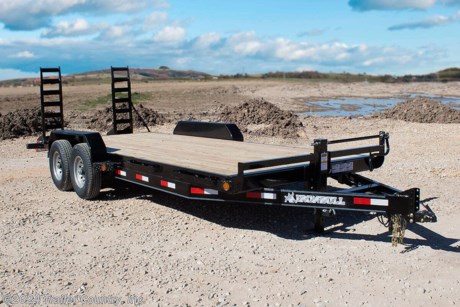 &lt;p&gt;Brand New 83&#39;&#39; x 20&#39; Heavy Duty Bumper Pull Wood Deck Equipment Trailer&lt;/p&gt;
&lt;p&gt;&amp;nbsp;&lt;/p&gt;
&lt;p&gt;Proudly Made in the U.S.A.&amp;nbsp;&lt;/p&gt;
&lt;p&gt;83&quot; X 20&#39; EQUIPMENT TRAILER&lt;/p&gt;
&lt;p&gt;18&#39; DECK PLUS 2&#39; DOVE TAIL&lt;/p&gt;
&lt;p&gt;6&quot; CHANNEL MAIN FRAME&lt;/p&gt;
&lt;p&gt;WRAP-A-ROUND TONGUE&lt;/p&gt;
&lt;p&gt;5&#39; SPRING ASSISTED FOLD UP RAMPS&lt;/p&gt;
&lt;p&gt;16&quot; CROSSMEMBERS&lt;/p&gt;
&lt;p&gt;(2) 7,000 LB ALL WHEEL ELECTRIC BRAKE E-Z LUBE AXLES&lt;/p&gt;
&lt;p&gt;DIAMOND TREAD PLATE REMOVEABLE FENDERS&lt;/p&gt;
&lt;p&gt;STAKE POCKETS &amp;amp; D-RINGS (FOR TIE DOWN)&lt;/p&gt;
&lt;p&gt;FRONT STOP RAIL&lt;/p&gt;
&lt;p&gt;2 5/16&quot; ADJUSTABLE COUPLER&lt;/p&gt;
&lt;p&gt;SAFETY CHAINS&lt;/p&gt;
&lt;p&gt;7-WAY ROUND ELECTRICAL PLUG&lt;/p&gt;
&lt;p&gt;SEALED WIRING HARNESS&lt;/p&gt;
&lt;p&gt;BATTERY BACK-UP &amp;amp; SAFETY SWITCH&lt;/p&gt;
&lt;p&gt;L.E.D. LIGHTING&lt;/p&gt;
&lt;p&gt;2 X 6 PRESSURE TREATED WOOD DECK&lt;/p&gt;
&lt;p&gt;10K DROP-LEG JACK&lt;/p&gt;
&lt;p&gt;POWDER COATED PAINT&lt;/p&gt;
&lt;p&gt;D.O.T. REFLECTIVE TAPE&lt;/p&gt;
&lt;p&gt;16&quot; RADIAL TIRES&lt;/p&gt;
&lt;p&gt;SPARE TIRE MOUNT&lt;/p&gt;
&lt;p&gt;&amp;nbsp;&lt;/p&gt;
&lt;p&gt;* FINANCING IS AVAILABLE W/ APPROVED CREDIT *&lt;/p&gt;
&lt;p&gt;* RENT TO OWN OPTIONS AVAILABLE W/ NO CREDIT CHECK - LOW DOWN PAYMENTS *&lt;/p&gt;
&lt;p&gt;&amp;nbsp;&lt;/p&gt;
&lt;p&gt;Manufacturers Title and Limited Warranty Included&lt;/p&gt;
&lt;p&gt;Trailer is offered @ factory direct pricing with pick up at our GA, TN, and FL locations...We offer Nationwide Delivery. Please ask for more information about our optional pick-up locations and delivery services.&lt;/p&gt;
&lt;p&gt;*Trailer Shown with Optional Trim*&lt;/p&gt;
&lt;p&gt;All Trailers are D.O.T. Compliant for all 50 States, Canada, &amp;amp; Mexico.&lt;/p&gt;
&lt;p&gt;&amp;nbsp;&lt;/p&gt;
&lt;p&gt;FOR MORE INFORMATION CALL:&lt;/p&gt;
&lt;p&gt;&amp;nbsp; 888-710-2112&lt;/p&gt;