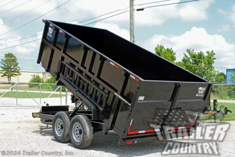 &lt;p&gt;&amp;nbsp;&lt;/p&gt;
&lt;p&gt;Brand New 7&#39; x 14&#39;&amp;nbsp; Hydraulic Dump Trailer w/ 36&quot; High Sides, Remote, Power Up &amp;amp; Down &amp;amp; MORE!&lt;/p&gt;
&lt;p&gt;&amp;nbsp;&lt;/p&gt;
&lt;p&gt;Up for consideration is a Brand New Model 7&#39;x14&#39; Tandem Axle, Bumper Pull, Dual Cylinder Hydraulic Dump Trailer w/ Combo Spreader Gate&lt;/p&gt;
&lt;p&gt;Also Great for Roofing - Construction - Storm Clean Up - Equipment Hauling - Landscaping &amp;amp; More!&lt;/p&gt;
&lt;p&gt;&amp;nbsp;&lt;/p&gt;
&lt;p&gt;Standard Features:&lt;/p&gt;
&lt;p&gt;Proudly Made in the U.S.A.&amp;nbsp;&lt;/p&gt;
&lt;p&gt;Heavy Duty Main Frame&amp;nbsp;&lt;/p&gt;
&lt;p&gt;10 Gauge Side Walls&lt;/p&gt;
&lt;p&gt;10 Gauge Floor&lt;/p&gt;
&lt;p&gt;36&quot; High Sides&lt;/p&gt;
&lt;p&gt;(2) 7,000 lb &quot;Dexter&quot; E-Z Lube Axles w/ All Wheel Electric Brakes&lt;/p&gt;
&lt;p&gt;14,000 lb G.V.W.R.&amp;nbsp;&amp;nbsp;&lt;/p&gt;
&lt;p&gt;Emergency Break-A-Way Kit&lt;/p&gt;
&lt;p&gt;(2) Hydraulic Cylinders&amp;nbsp;&lt;/p&gt;
&lt;p&gt;DC Hydraulic Pump (Power Up and Power Down) w/ Remote in Locking Storage Box&lt;/p&gt;
&lt;p&gt;2 5/16&quot; Adjustable Heavy Duty Coupler&amp;nbsp;&lt;/p&gt;
&lt;p&gt;Heavy Duty 14 Gauge Formed Steel Tread Plate Fenders&lt;/p&gt;
&lt;p&gt;Heavy Duty Safety Chains - w/ Hooks&lt;/p&gt;
&lt;p&gt;Powder Coated Black Paint Finish&lt;/p&gt;
&lt;p&gt;&amp;nbsp;7,000 lb Drop-Leg Jack&lt;/p&gt;
&lt;p&gt;2 - Way Combination Rear Barn Style / Spreader Gate w/ Lock &amp;amp; Hold Back Chains&lt;/p&gt;
&lt;p&gt;Deep Cycle Marine Battery&lt;/p&gt;
&lt;p&gt;7-Way Round Electrical Plug&lt;/p&gt;
&lt;p&gt;Sealed Wiring Harness&lt;/p&gt;
&lt;p&gt;Tires - ST235-80R-16 Radial Tires&lt;/p&gt;
&lt;p&gt;Wheels - 16&quot; Mod Wheels&lt;/p&gt;
&lt;p&gt;(2) 3&quot; C-Channel Fender Mounted Heavy Duty Removable Ramps&lt;/p&gt;
&lt;p&gt;Stake Pockets/ Tie Downs - All Round Top Rail&lt;/p&gt;
&lt;p&gt;(5) 5,000 lb Welded Tie Downs Inside Dump Box&lt;/p&gt;
&lt;p&gt;Spare Tire Holder&lt;/p&gt;
&lt;p&gt;D.O.T. Compliant L.E.D. Lighting System&lt;/p&gt;
&lt;p&gt;D.O.T. Reflective Tape&lt;/p&gt;
&lt;p&gt;Approx. Bed Width: 83&quot;&lt;/p&gt;
&lt;p&gt;Approx. Box Length: 14&#39;&lt;/p&gt;
&lt;p&gt;&amp;nbsp;&lt;/p&gt;
&lt;p&gt;* FINANCING IS AVAILABLE W/ APPROVED CREDIT *&lt;/p&gt;
&lt;p&gt;* RENT TO OWN OPTIONS AVAILABLE W/ NO CREDIT CHECK - LOW DOWN PAYMENTS *&lt;/p&gt;
&lt;p&gt;&amp;nbsp;&lt;/p&gt;
&lt;p&gt;&amp;nbsp;Manufacturers Title and Limited Warranty Included&lt;/p&gt;
&lt;p&gt;&amp;nbsp;&lt;/p&gt;
&lt;p&gt;Trailer is offered @ factory direct pricing with pick up at our TN location...We also offer Nationwide Delivery. Please ask for more information about our optional delivery services.&amp;nbsp; &amp;nbsp;&lt;/p&gt;
&lt;p&gt;&amp;nbsp;&lt;/p&gt;
&lt;p&gt;*Trailer Shown with Optional Trim*&lt;/p&gt;
&lt;p&gt;All Trailers are D.O.T. Compliant for all 50 States, Canada, &amp;amp; Mexico.&amp;nbsp;&lt;/p&gt;
&lt;p&gt;&amp;nbsp;&lt;/p&gt;
&lt;p&gt;FOR MORE INFORMATION CALL:&lt;/p&gt;
&lt;p&gt;888-710-2112&lt;/p&gt;