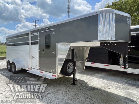 &lt;p&gt;&lt;strong&gt;New Shadow Trailers Aluminum Gooseneck Rancher&lt;/strong&gt;&lt;/p&gt;
&lt;p&gt;&amp;nbsp;&lt;/p&gt;
&lt;p&gt;Standard Features:&lt;/p&gt;
&lt;p&gt;- Aluminum Frame&lt;/p&gt;
&lt;p&gt;- 20&#39; Floor, 27&#39; 6&quot; Overall&lt;/p&gt;
&lt;p&gt;- 7&#39; Height&lt;/p&gt;
&lt;p&gt;- 6&#39;4&quot; Wide&lt;/p&gt;
&lt;p&gt;- 32&quot; Stock Style Escape Door&lt;/p&gt;
&lt;p&gt;- 2 = 5,200lb Spring Axles with All Wheel Electric Brakes&lt;/p&gt;
&lt;p&gt;- 2 5/16&quot; Adjustable&amp;nbsp;Gooseneck&amp;nbsp;Coupler&lt;/p&gt;
&lt;p&gt;- Heavy Duty Safety Chains&lt;/p&gt;
&lt;p&gt;- 7-Way Round RV Electrical Wiring Harness w/ Battery Back-Up &amp;amp; Safety Switch&amp;nbsp;&lt;/p&gt;
&lt;p&gt;- Manual 10,000 Lb Jack&lt;/p&gt;
&lt;p&gt;- Smooth Polished Front Corner Caps&lt;/p&gt;
&lt;p&gt;- Exterior L.E.D. Lighting Package&lt;/p&gt;
&lt;p&gt;- Tires: ST225 75R 15&quot; Tires&lt;/p&gt;
&lt;p&gt;- Rims: Steel Wheels w/ Center Lug Nut Caps&lt;/p&gt;
&lt;p&gt;- Matching 15&quot; Spare Tire &amp;amp; Mount (Mounted Outside of Trailer)&lt;/p&gt;
&lt;p&gt;&amp;nbsp;&lt;/p&gt;
&lt;p&gt;Dress:&lt;/p&gt;
&lt;p&gt;- 4&#39; Short Wall&lt;/p&gt;
&lt;p&gt;- 32&quot; Dress Door w/ 14&quot; x 24&quot; Window&lt;/p&gt;
&lt;p&gt;- Fixed Saddle Rack Mounts&lt;/p&gt;
&lt;p&gt;- Dome Light&lt;/p&gt;
&lt;p&gt;- Mats on Floor&lt;/p&gt;
&lt;p&gt;- Carpet on Deck &amp;amp; Jacksheet&lt;/p&gt;
&lt;p&gt;&amp;nbsp;&lt;/p&gt;
&lt;p&gt;Stock Area:&lt;/p&gt;
&lt;p&gt;- Swinging Cut Gate @ 8&#39;&lt;/p&gt;
&lt;p&gt;- Dome Lights&lt;/p&gt;
&lt;p&gt;- Extruded Slats on Upper Street, Curb, and Rear Door&lt;/p&gt;
&lt;p&gt;- Extruded Lower on Street and Curb Sides&lt;/p&gt;
&lt;p&gt;- Sheeting on Nose and Lower Rear Door&lt;/p&gt;
&lt;p&gt;- Sliding &#39;Stock&#39; Style Rear Door&lt;/p&gt;
&lt;p&gt;- Pressure Treated Lumber Floor w/ Rubber Mats&lt;/p&gt;
&lt;p&gt;&amp;nbsp;&lt;/p&gt;
&lt;p&gt;Additionally Installed Up-Grades:&lt;/p&gt;
&lt;p&gt;- Exterior Load Light w/ Switch&lt;/p&gt;
&lt;p&gt;&amp;nbsp;&lt;/p&gt;
&lt;p&gt;* * Manufacturers Title and Limited Warranty Included * *&lt;/p&gt;
&lt;p&gt;* * PRODUCT LIABILITY INSURANCE * *&lt;/p&gt;
&lt;p&gt;* * FINANCING IS AVAILABLE W/ APPROVED CREDIT * *&lt;/p&gt;
&lt;p&gt;&amp;nbsp;&lt;/p&gt;
&lt;p&gt;Trailer is offered @ pick up in Lewisburg, TN...We also offer Nationwide Delivery, please contact us for more information about our Optional Delivery Services and Pick-Up Locations.&lt;/p&gt;
&lt;p&gt;&amp;nbsp;&lt;/p&gt;
&lt;p&gt;Trailer is also Listed Locally for Sale, Please Confirm Availability!&lt;/p&gt;
&lt;p&gt;&amp;nbsp;&lt;/p&gt;
&lt;p&gt;CALL: 888-710-2112&lt;/p&gt;