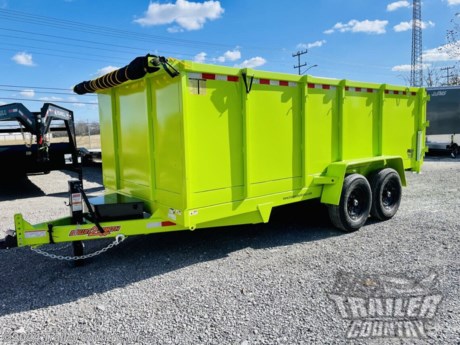 &lt;p&gt;Brand New 7&#39; x 16&#39; &amp;nbsp;Hydraulic Dump Trailer w/ 48&quot; High Sides, 1 Piece Floor, Remote, Power Up &amp;amp; Down, and MORE!&lt;/p&gt;
&lt;p&gt;&lt;strong&gt;Trailer Country, Inc.&lt;/strong&gt;&lt;br&gt;&lt;strong&gt;Phone: 888-710-2112&lt;/strong&gt;&lt;br&gt;&lt;strong&gt;Text: 888-710-2112&lt;/strong&gt;&lt;br&gt;&lt;strong&gt;www.TrailerCountryInc.com&lt;/strong&gt;&lt;/p&gt;
&lt;p&gt;Up for your Consideration is a Brand New Model 7&#39;x16&#39; Tandem Axle, Bumper Pull, Dual Cylinder Hydraulic Dump Trailer w/ 1 Piece Solid Steel Floor&lt;/p&gt;
&lt;p&gt;Also Great for Roofing - Construction - Storm Clean Up - Equipment Hauling - Landscaping &amp;amp; More!&lt;/p&gt;
&lt;p&gt;Standard Features:&lt;br&gt;Proudly Made in the U.S.A.&amp;nbsp;&lt;br&gt;Heavy Duty Main Frame&amp;nbsp;&lt;br&gt;10 Gauge Side Walls&lt;br&gt;7 Gauge 1 Piece Steel Floor&lt;br&gt;48&quot; High Sides&lt;br&gt;(2) 7,000 lb &quot;Dexter&quot; E-Z Lube Leaf Spring Axles w/ All Wheel Electric Brakes&lt;br&gt;14,000 lb G.V.W.R. &amp;nbsp;&lt;br&gt;Emergency Break-A-Way Kit&lt;br&gt;(2) Hydraulic Cylinders&lt;br&gt;DC Hydraulic Pump (Power Up and Power Down) w/ Remote&lt;br&gt;2 5/16&quot; Adjustable Heavy Duty Coupler&amp;nbsp;&lt;br&gt;Heavy Duty Diamond Plate Steel Fenders&lt;br&gt;Heavy Duty Safety Chains - w/ Hooks&lt;br&gt;Powder Coat Paint Shown in Safety Green (Other Color Options Available).&lt;br&gt;&amp;nbsp;7,000 lb Drop-Leg Jack&lt;br&gt;Rear Barn Style Doors w/ Lock &amp;amp; Hold Back Chains&lt;br&gt;Tarp Kit&lt;br&gt;Deep Cycle Marine Battery&lt;br&gt;12V on Board Battery Charger&lt;br&gt;Lockable Storage Box&lt;br&gt;7-Way Round Electrical Plug&lt;br&gt;Sealed Wiring Harness&lt;br&gt;Tires - ST235-80R-16 Radial Tires&lt;br&gt;Wheels - 16&quot; Mod Wheels&lt;br&gt;6&#39; Heavy Duty Ramps&lt;br&gt;Stake Pockets All Round Top Rails&lt;br&gt;Floor D-Rings&lt;br&gt;Spare Tire Holder&lt;br&gt;Enclosed Tail Light Brackets&lt;br&gt;D.O.T. Compliant L.E.D. Lighting System&lt;br&gt;D.O.T. Reflective Tape&lt;br&gt;Approx. Bed Width - 84&quot;&lt;br&gt;Approx. Box Length - 192&#39;&#39;&lt;/p&gt;
&lt;p&gt;* FINANCING IS AVAILABLE W/ APPROVED CREDIT *&lt;br&gt;* RENT TO OWN PROGRAMS AVAILABLE W/ NO CREDIT CHECK - LOW DOWN PAYMENTS *&lt;/p&gt;
&lt;p&gt;Manufacturers Title and Limited Warranty Included&lt;/p&gt;
&lt;p&gt;Trailer is offered @ factory direct pricing with pick up at our FL, GA, and TN locations...We also offer Nationwide Delivery for a additional fee. Please ask for more information about our optional delivery services and pickup locations.&lt;/p&gt;
&lt;p&gt;All Trailers are D.O.T. Compliant for all 50 States, Canada, &amp;amp; Mexico.&lt;/p&gt;
&lt;p&gt;Trailer is also listed Locally for Sale, Please Confirm Availability!&lt;/p&gt;
&lt;p&gt;FOR MORE INFORMATION:&lt;/p&gt;
&lt;p&gt;&lt;strong&gt;Trailer Country, Inc.&lt;/strong&gt;&lt;br&gt;&lt;strong&gt;Phone: 888-710-2112&lt;/strong&gt;&lt;br&gt;&lt;strong&gt;Text: 888-710-2112&lt;/strong&gt;&lt;br&gt;&lt;strong&gt;www.TrailerCountryInc.com&lt;/strong&gt;&lt;/p&gt;