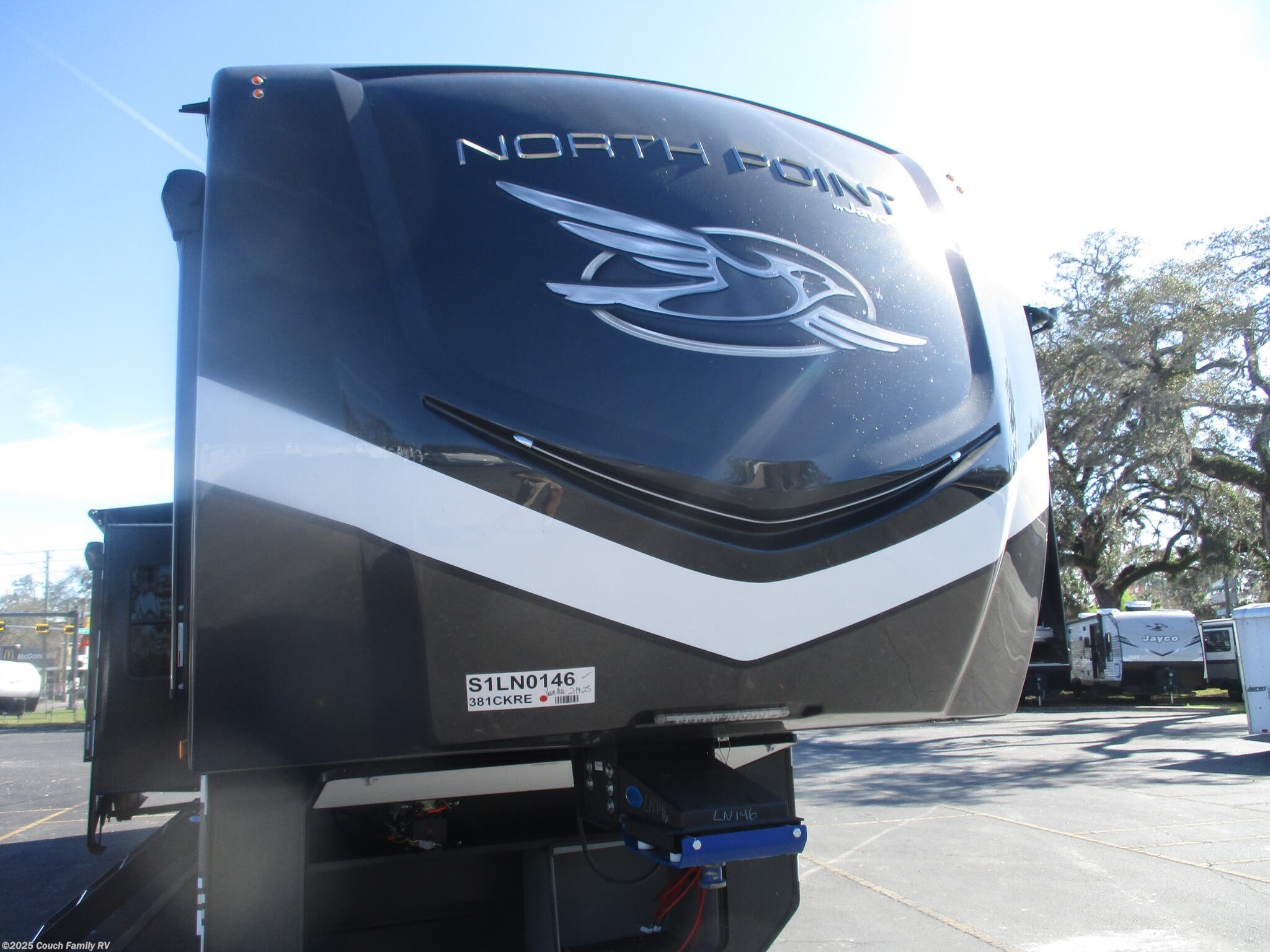 2026 Jayco North Point 381CKRE - New Fifth Wheel For Sale by Couch Family RV in Cross City, Florida features Insulated, Refrigerator, Spare Tire Kit, Leveling Jacks, Rocker Recliner(s)