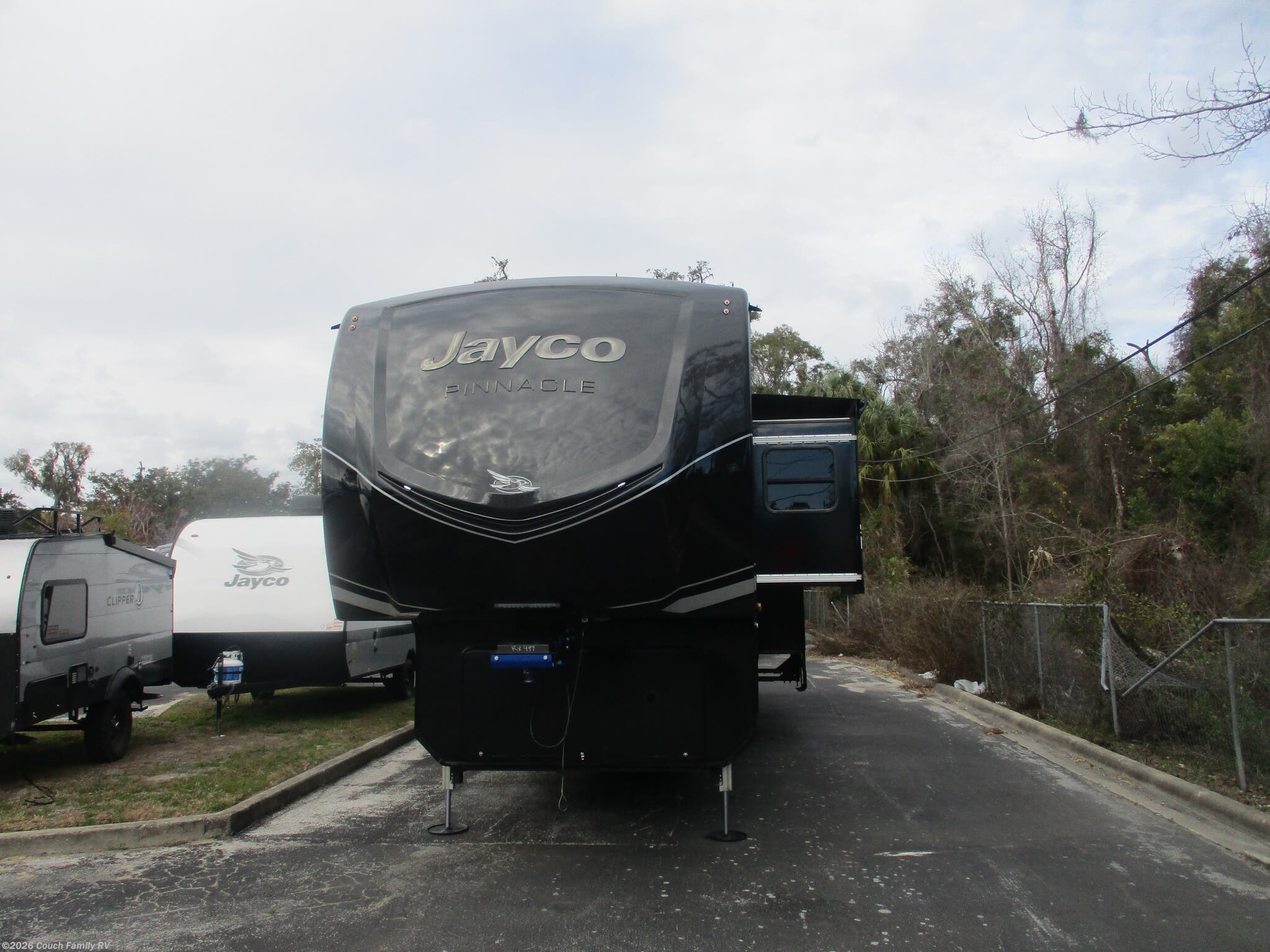2026 Jayco Pinnacle 38FBRK - New Fifth Wheel For Sale by Couch Family RV in Cross City, Florida features Outside Kitchen, Propane, Griddle, Washer/Dryer Prep, TV