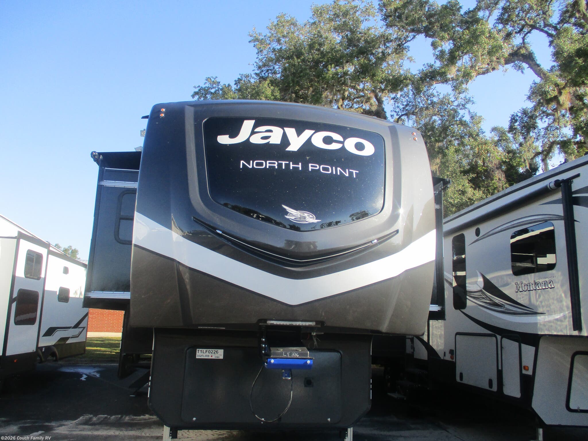 2026 Jayco North Point 382FLRB - New Fifth Wheel For Sale by Couch Family RV in Cross City, Florida features Kitchen Sink, Hide-A-Bed, TV, Water Heater, Shower