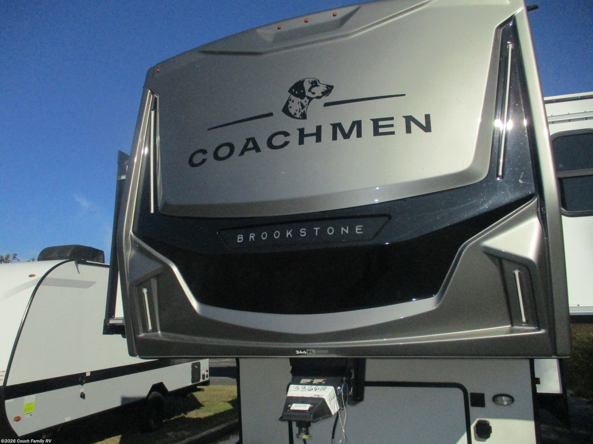 2026 Coachmen Brookstone 344FL - New Fifth Wheel For Sale by Couch Family RV in Cross City, Florida features Solar Panel, Shower, Washer, Solid Surface Countertops, Hitch