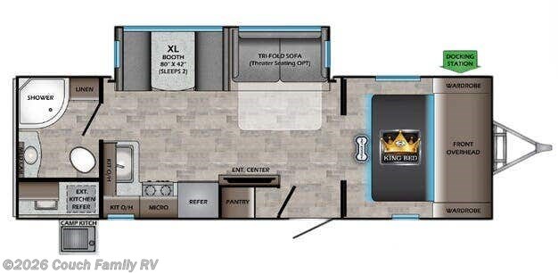 Floorplan of 2020 CrossRoads Sunset Trail Super Lite SS-253RB
