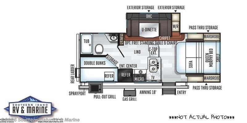 2019 Forest River Flagstaff Micro Lite T25B - Used Travel Trailer For Sale by Southern Idaho RV & Marine in Jerome, Idaho