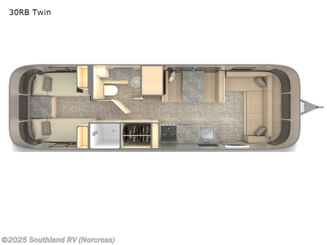 2023 Airstream Flying Cloud 30RB Twin - New Travel Trailer For Sale by Southland RV in Norcross, Georgia
