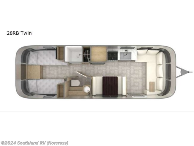 2023 Airstream Pottery Barn Special Edition 28RB Twin - New Travel Trailer For Sale by Southland RV in Norcross, Georgia