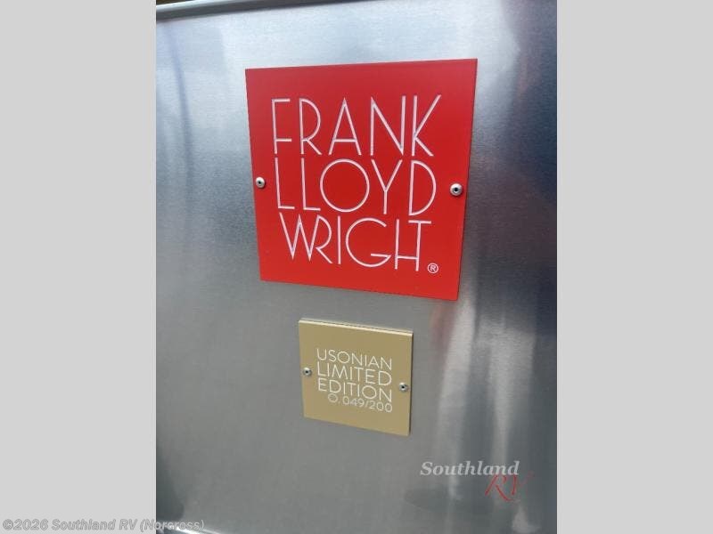 New 2026 Airstream Frank Lloyd Wright Limited Edition 28RB available in Norcross, Georgia