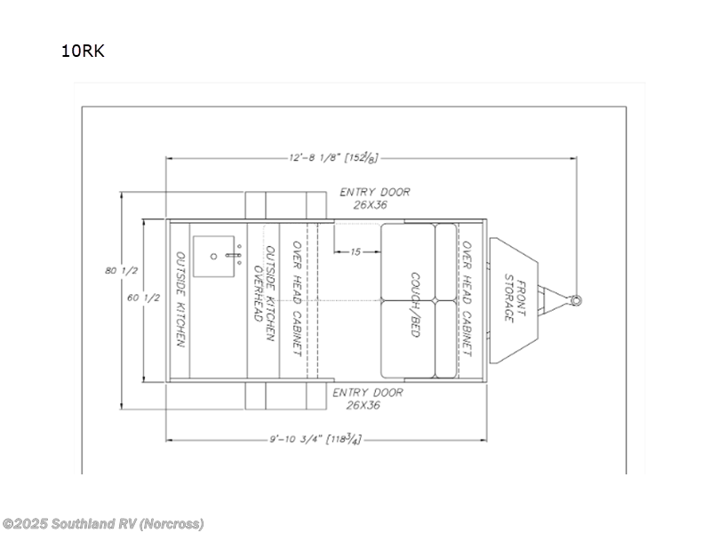 2026 Modern Buggy Trailers Little Buggy 10RK - New Travel Trailer For Sale by Southland RV in Norcross, Georgia