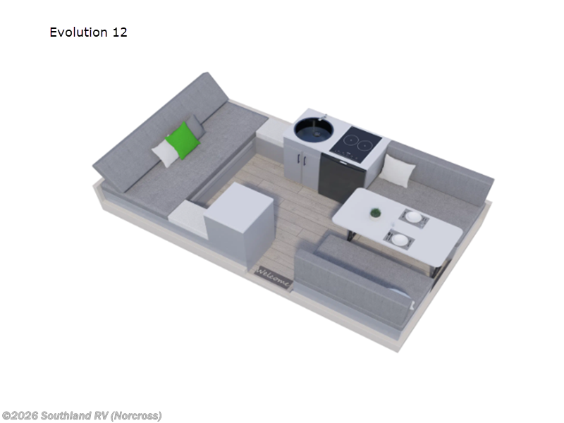 2026 Aliner Evolution 12 - New Popup For Sale by Southland RV in Norcross, Georgia