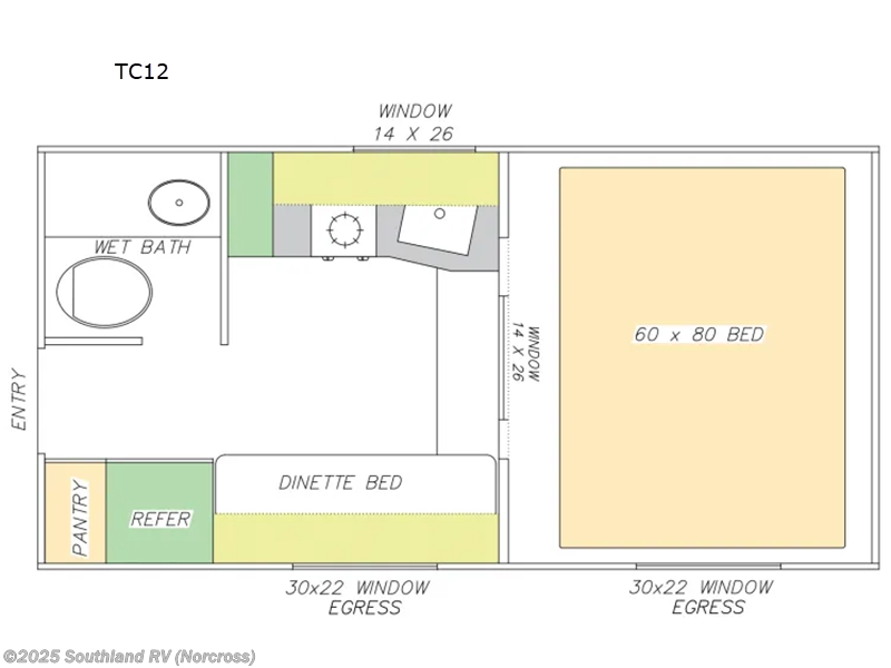 2026 Modern Buggy Trailers Modern Buggy TC12 - New Truck Camper For Sale by Southland RV in Norcross, Georgia