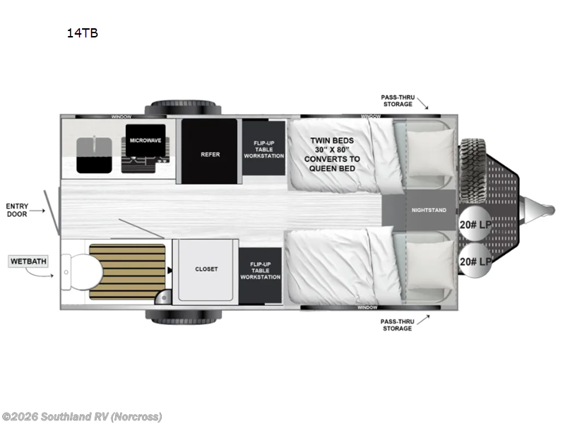 2026 Encore RV VENU 14TB - New Travel Trailer For Sale by Southland RV in Norcross, Georgia
