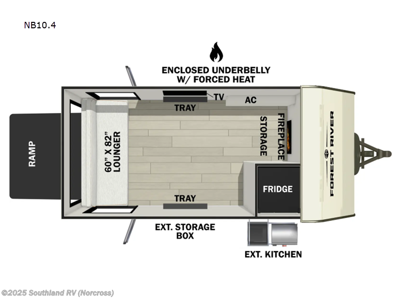 2025 Forest River No Boundaries NB10.4 - Used Toy Hauler For Sale by Southland RV in Norcross, Georgia