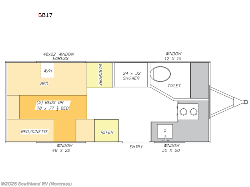 2026 Modern Buggy Trailers Big Buggy BB17 - New Travel Trailer For Sale by Southland RV in Norcross, Georgia