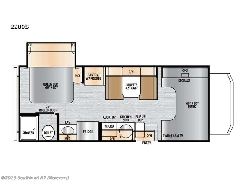 2026 Entrada 2200S by East to West from Southland RV in Norcross, Georgia