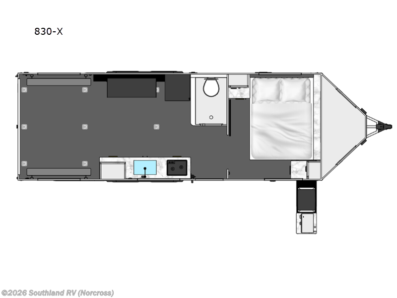 2027 inTech Black Wing 830-X - New Toy Hauler For Sale by Southland RV in Norcross, Georgia