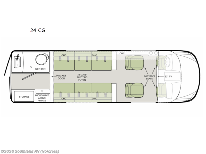 2026 Tiffin GT2 24 CG - New Class B For Sale by Southland RV in Norcross, Georgia