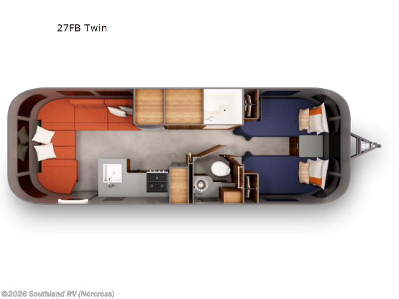 2027 Airstream Trade Wind 27FB Twin - New Travel Trailer For Sale by Southland RV in Norcross, Georgia