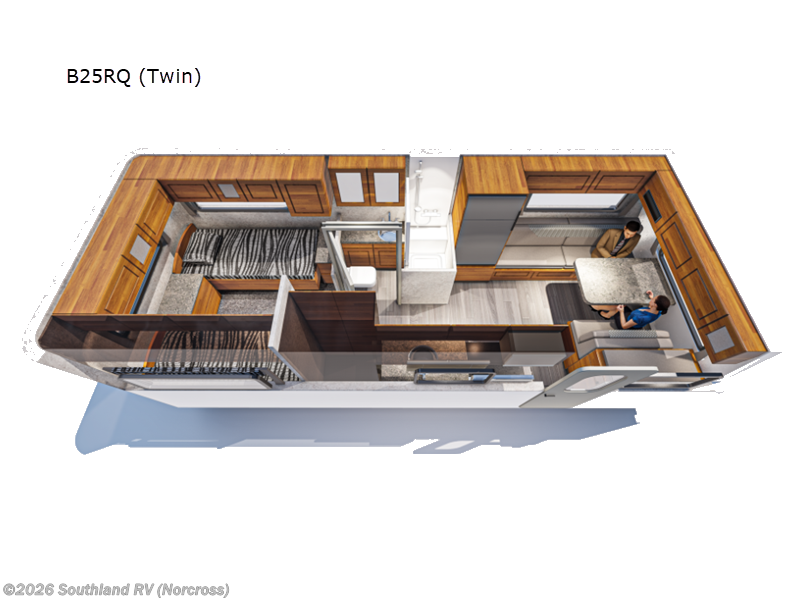 2027 Bigfoot 2500 Series B25RQ (Twin) - New Travel Trailer For Sale by Southland RV in Norcross, Georgia