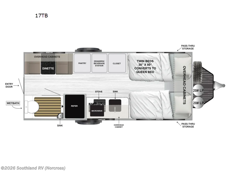 2027 Encore RV VENU 17TB - New Travel Trailer For Sale by Southland RV in Norcross, Georgia