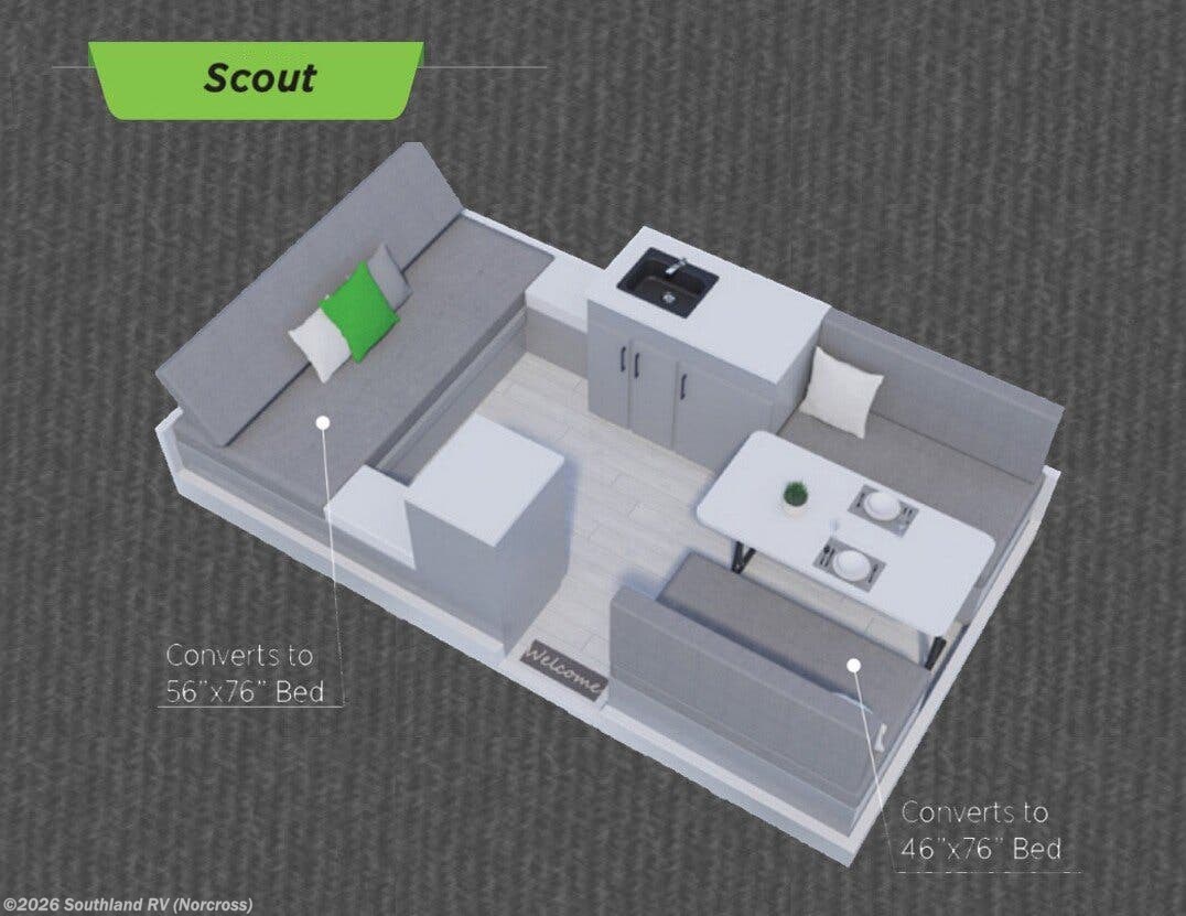 2027 Aliner Scout - New Travel Trailer For Sale by Southland RV in Norcross, Georgia