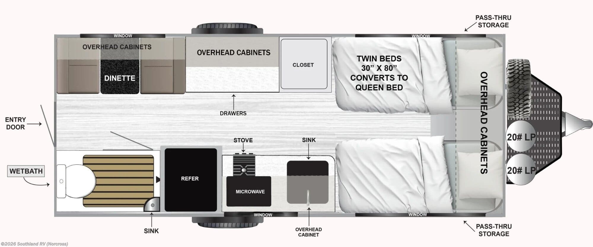 2026 Coachmen Encore VENU 14TB Overland Package - New Travel Trailer For Sale by Southland RV in Norcross, Georgia