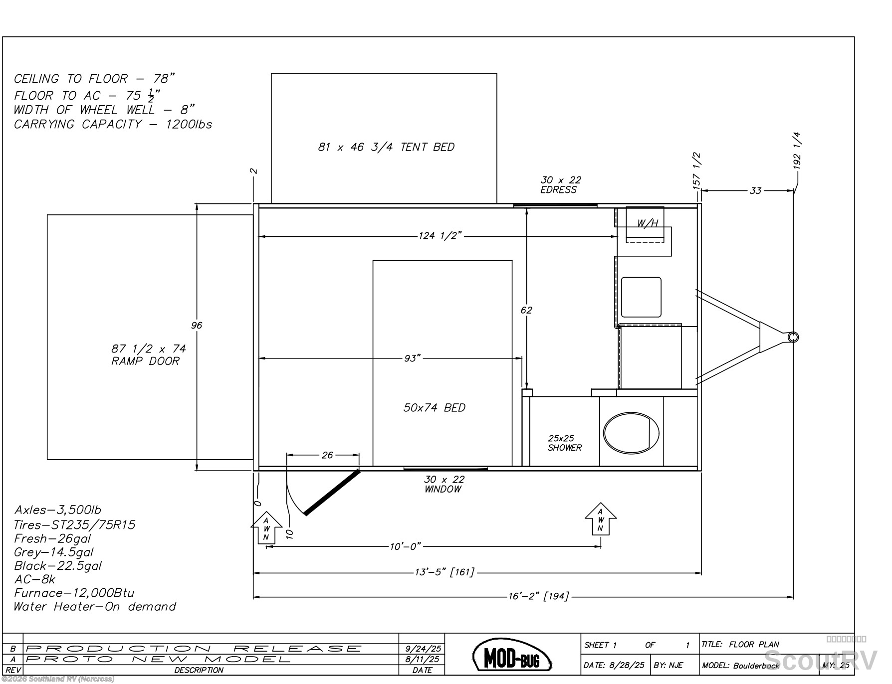 2026 Modern Buggy Trailers Hopper Hopper 2 - New Travel Trailer For Sale by Southland RV in Norcross, Georgia