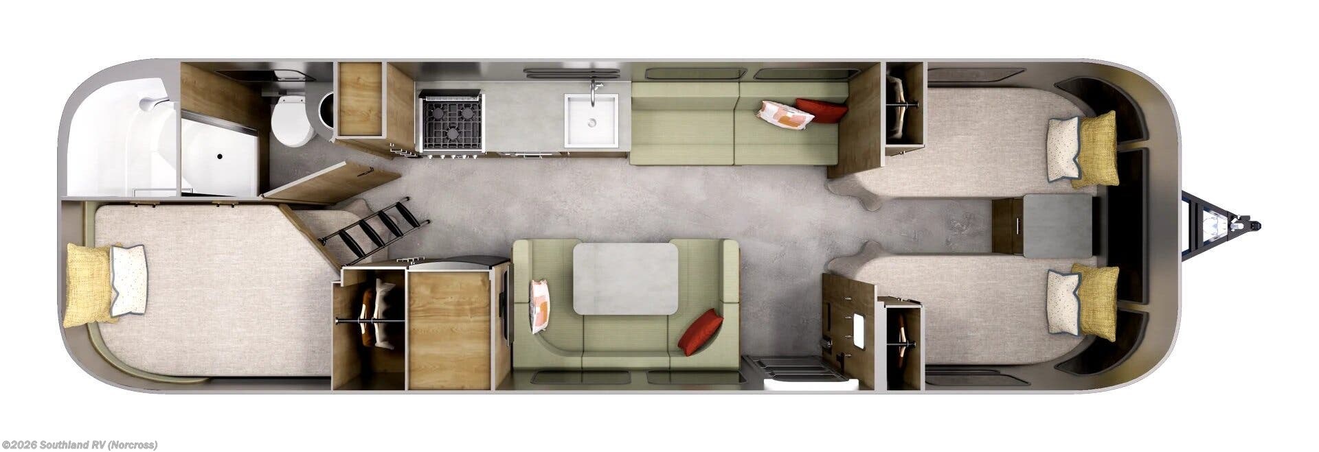 2027 Airstream Flying Cloud 30FB Bunk Twin - New Travel Trailer For Sale by Southland RV in Norcross, Georgia