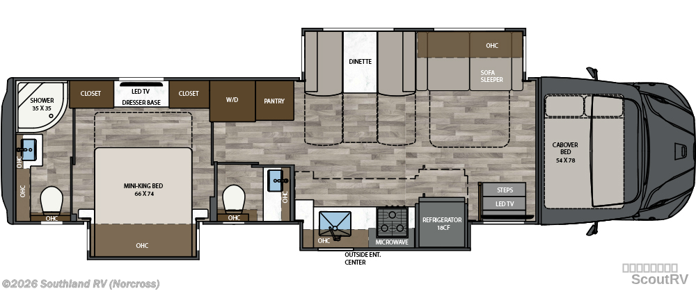2026 Renegade RV Valencia 39RB - New Class C For Sale by Southland RV in Norcross, Georgia