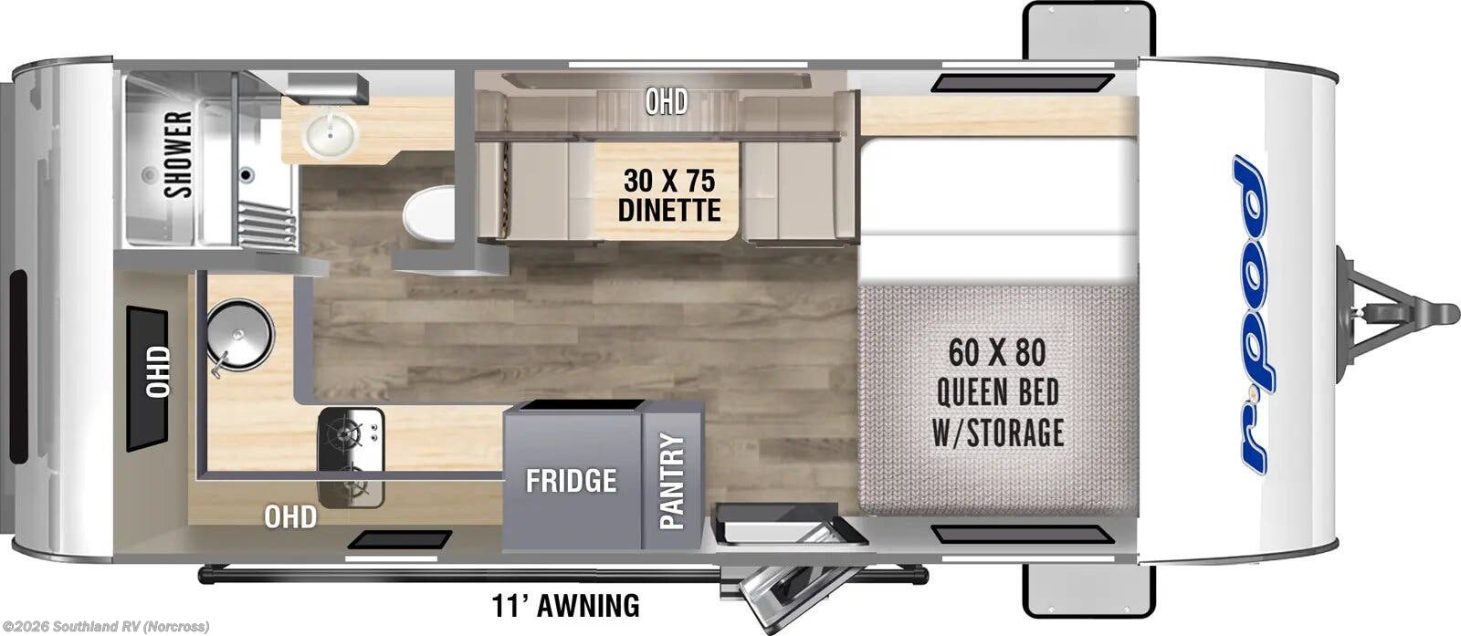 2024 Forest River R-Pod 178 - Used Travel Trailer For Sale by Southland RV in Norcross, Georgia