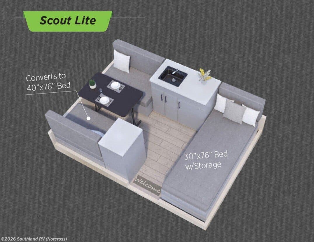 2027 Aliner Scout Lite - New Travel Trailer For Sale by Southland RV in Norcross, Georgia