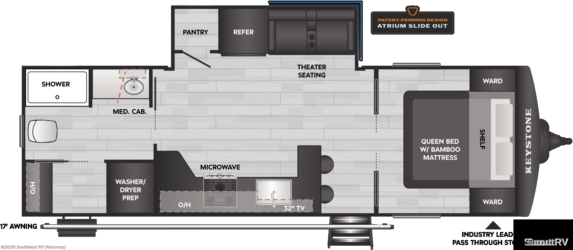 2027 Keystone Walkabout 25MAX - New Travel Trailer For Sale by Southland RV in Norcross, Georgia