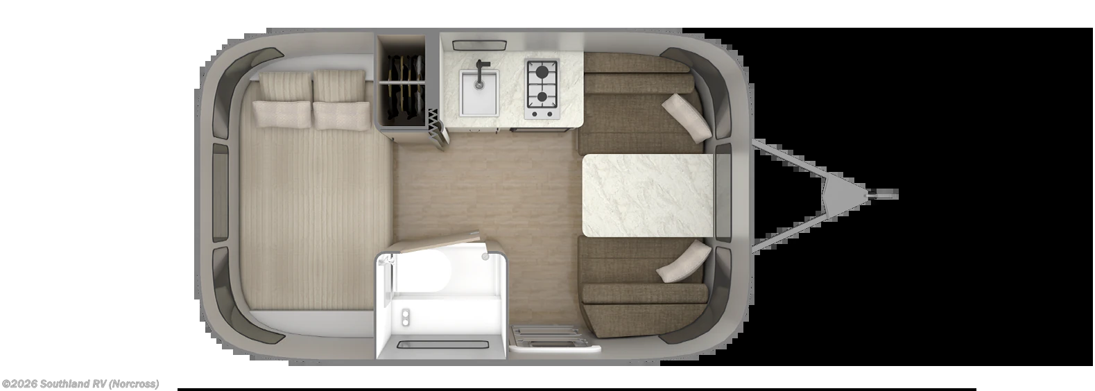 2027 Airstream Caravel 16RB - New Travel Trailer For Sale by Southland RV in Norcross, Georgia